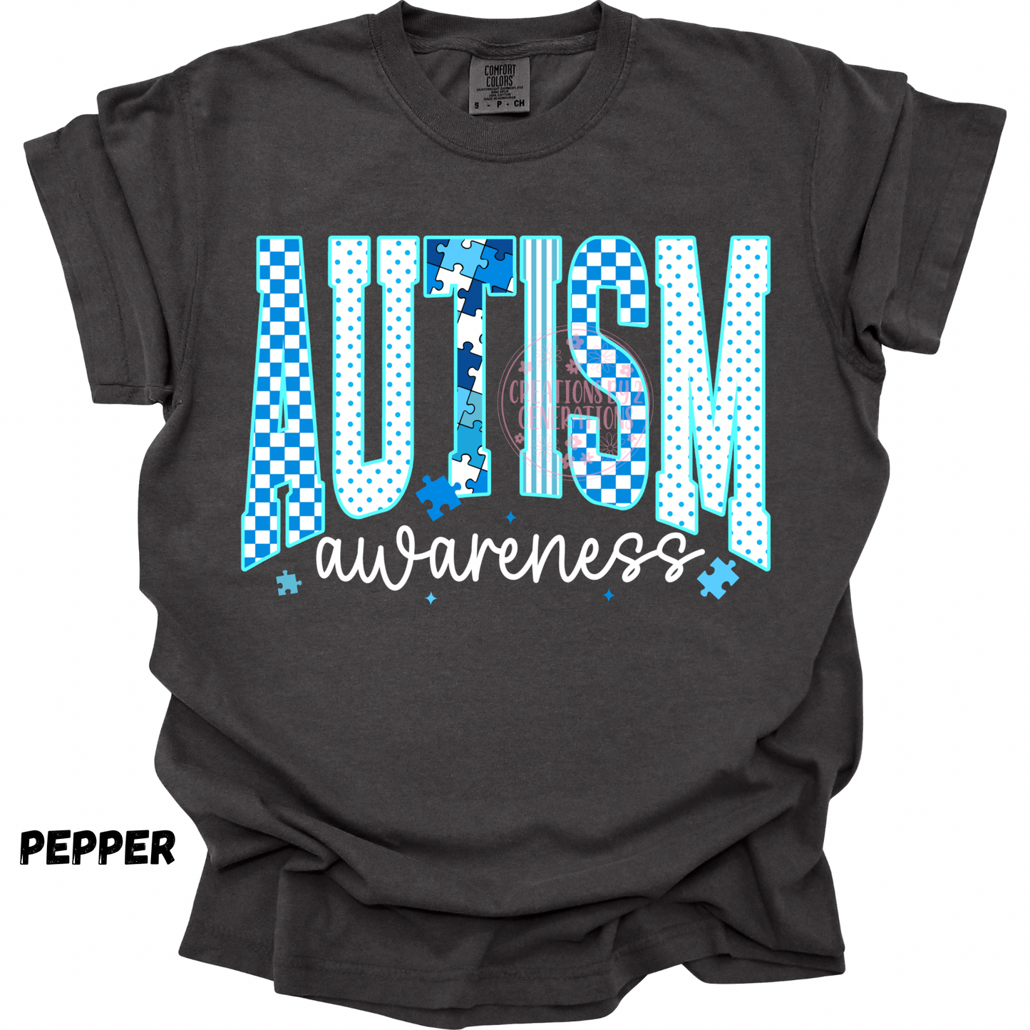 AUTISM AWARENESS BLUE & WHITE PREORDER