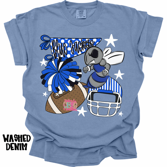 BLUE JACKETS FOOTBALL COLLAGE PREORDER (YOUTH)