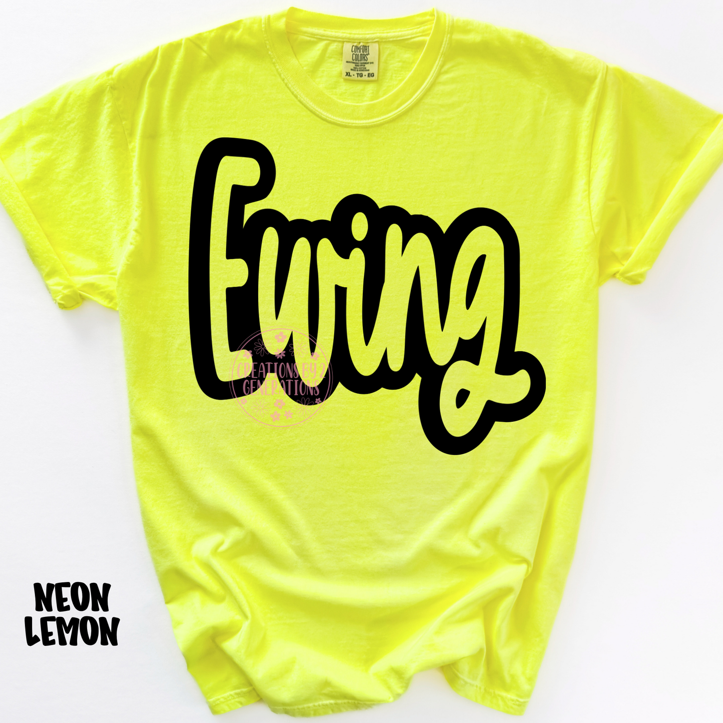 EWING BLACK CURSIVE OUTLINE PREORDER