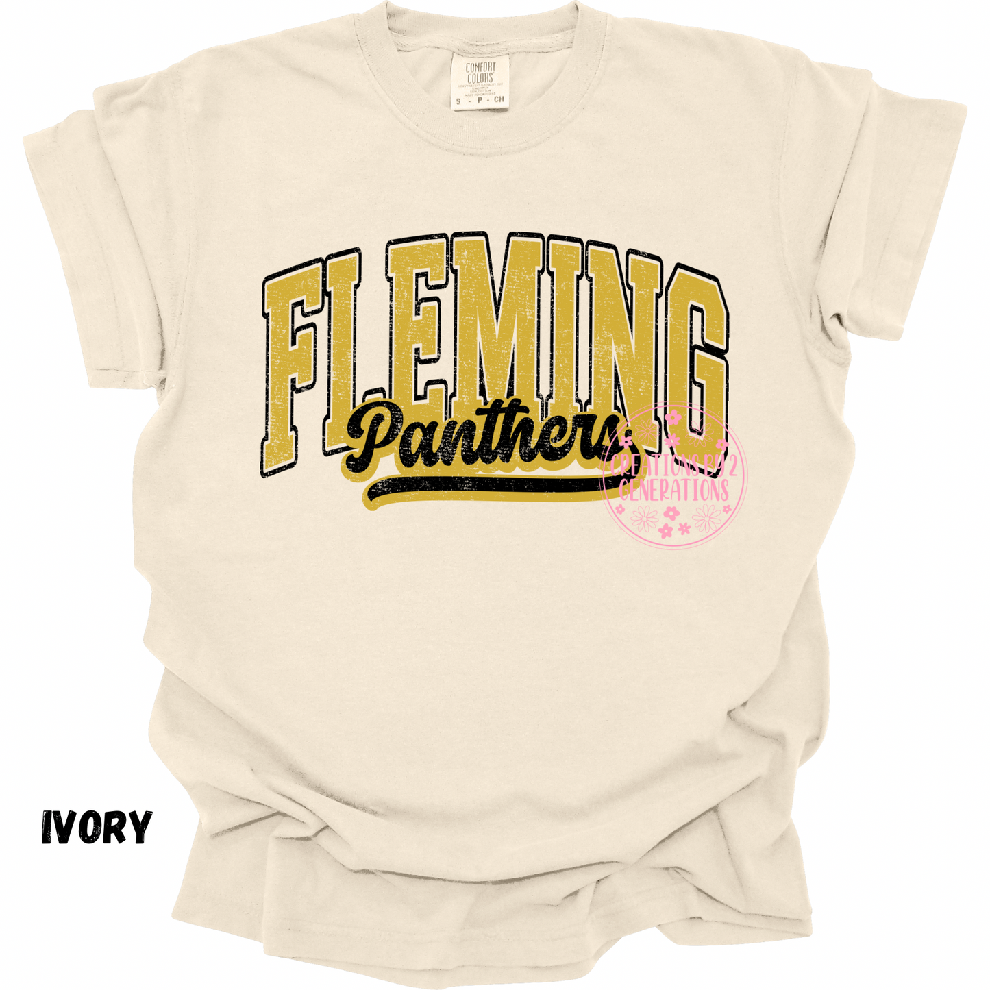 FLEMING PANTHERS DISTRESSED