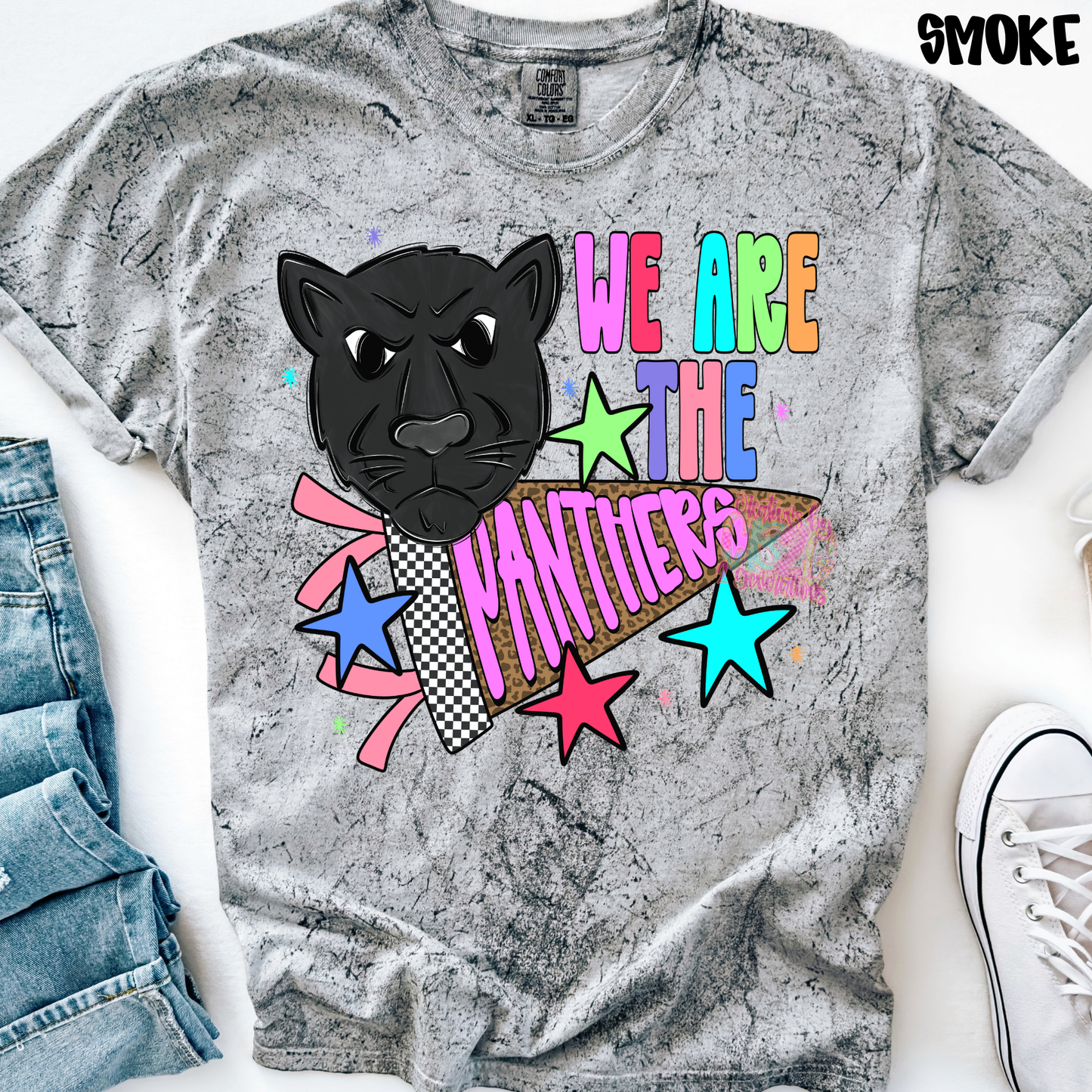 WE ARE THE PANTHERS COLORFUL WITH BANNER PREORDER