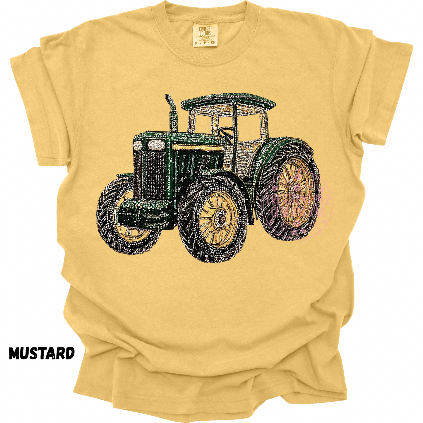 TRACTOR FAUX RHINESTONES
