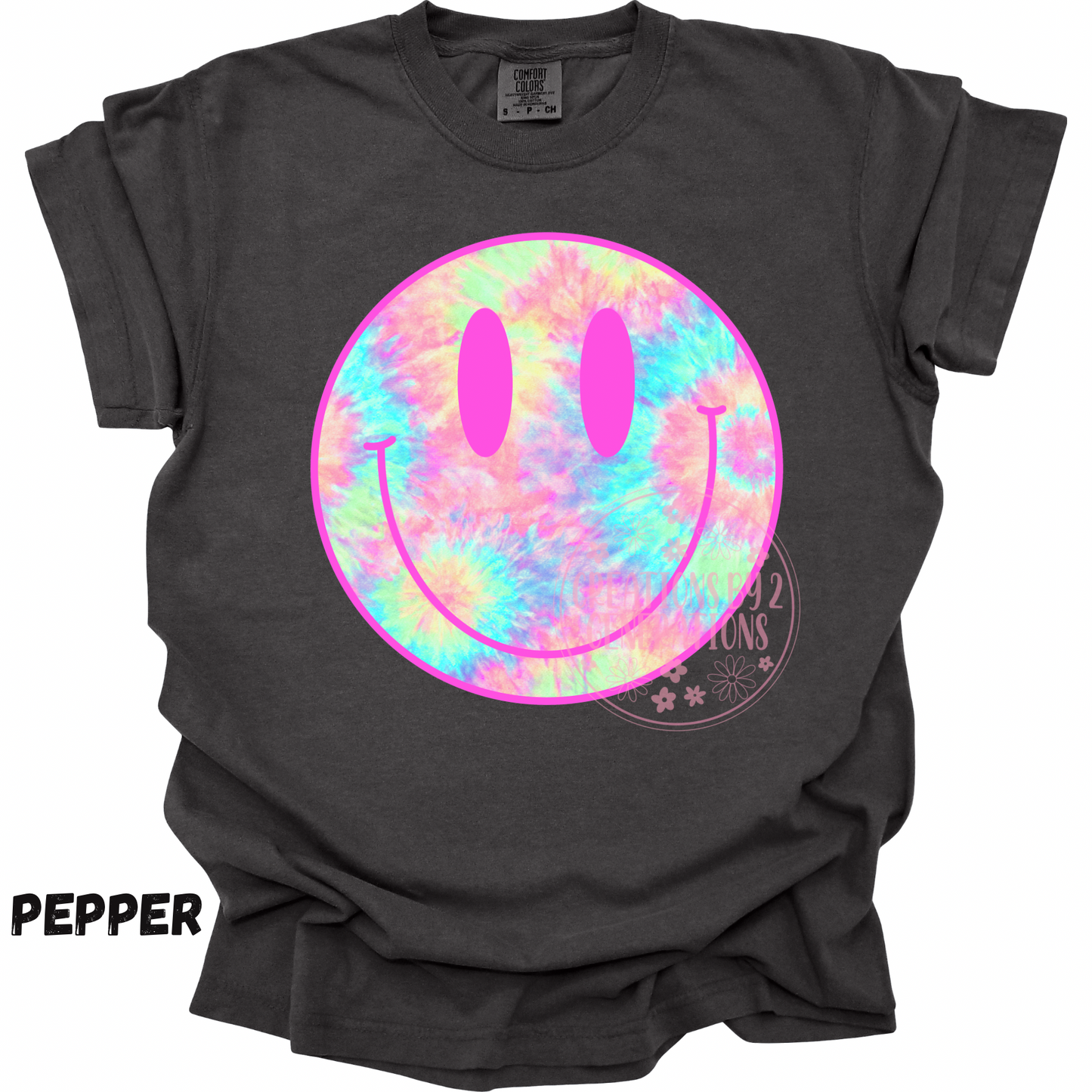 TIE DYE SMILEY FACE PREORDER