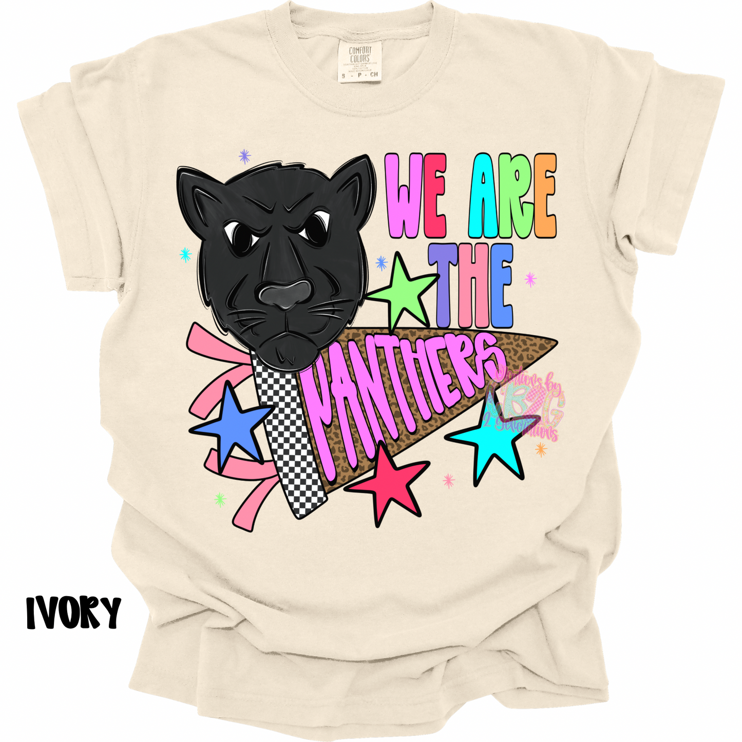 WE ARE THE PANTHERS COLORFUL WITH BANNER PREORDER