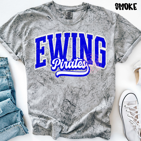 EWING BLUE & WHITE DISTRESSED PREORDER (YOUTH)