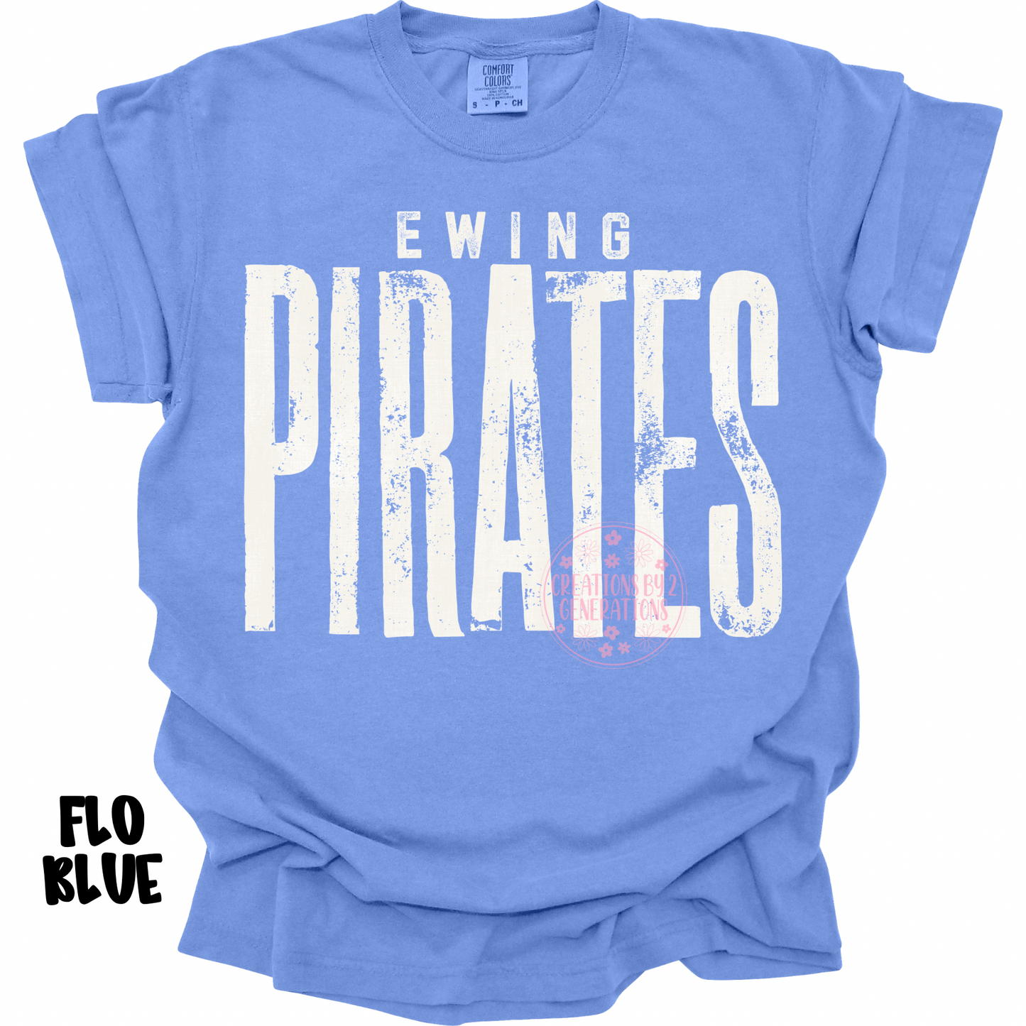 DISTRESSED EWING PIRATES OFF WHITE PREORDER
