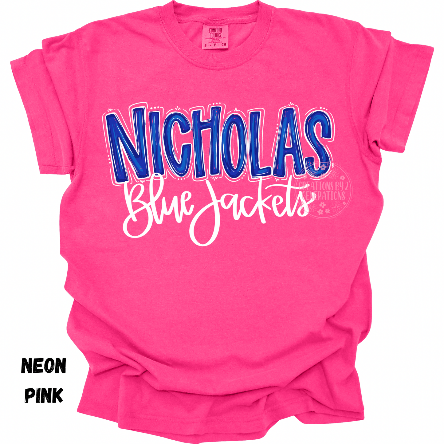 NICHOLAS BLUE JACKETS SKETCH PREORDER