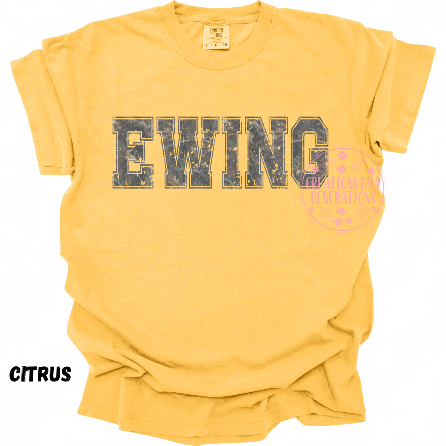 CAMO EWING DISTRESSED