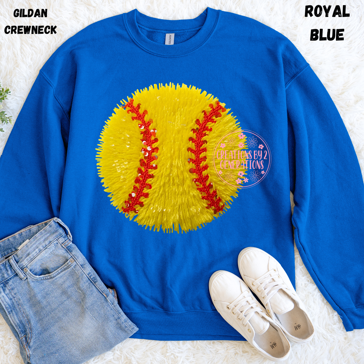 FAUX TEXTURED SOFTBALL PREORDER