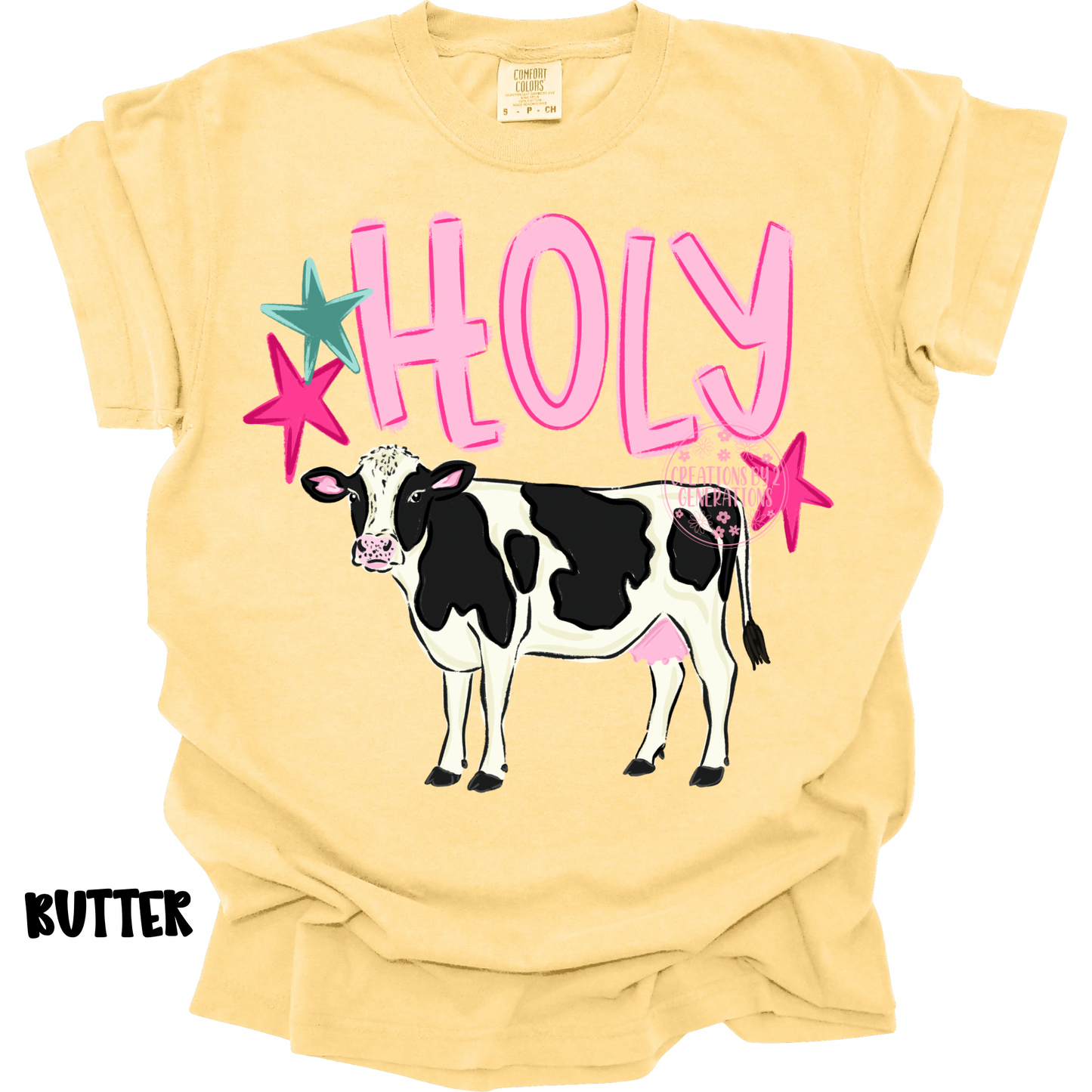 HOLY COW BLACK/WHITE WITH STARS PREORDER