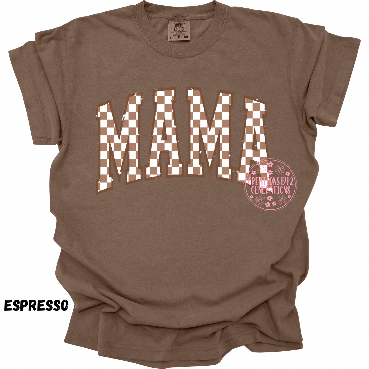 MAMA BROWN CHECKERED PREORDER