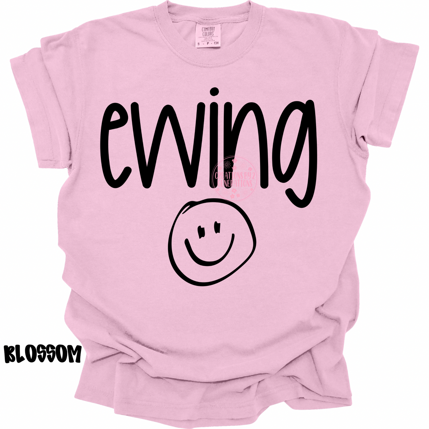 EWING WITH SMILEY FACE BLACK PREORDER