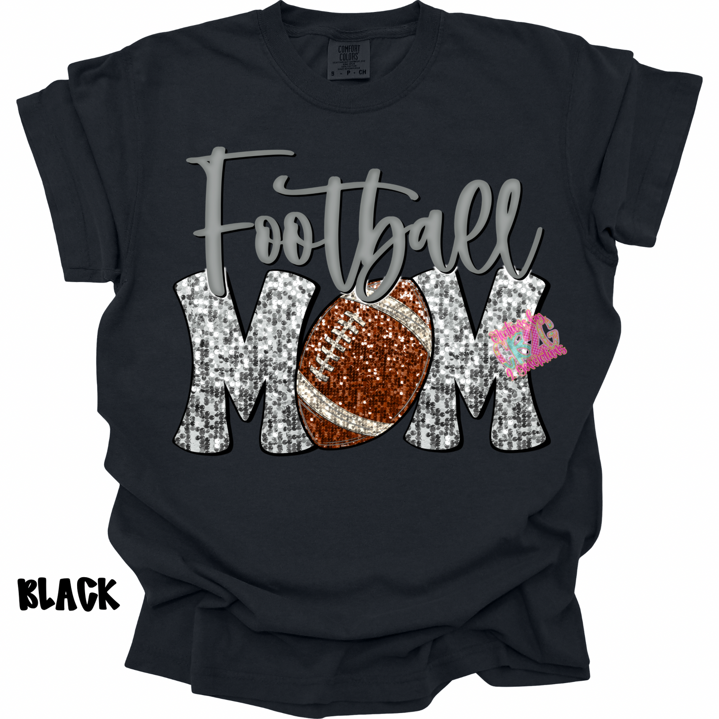 FOOTBALL MOM FAUX SEQUINS PREORDER
