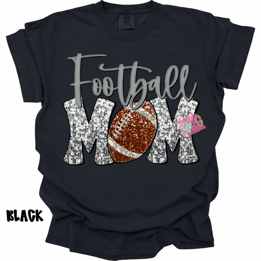 FOOTBALL MOM FAUX SEQUINS PREORDER