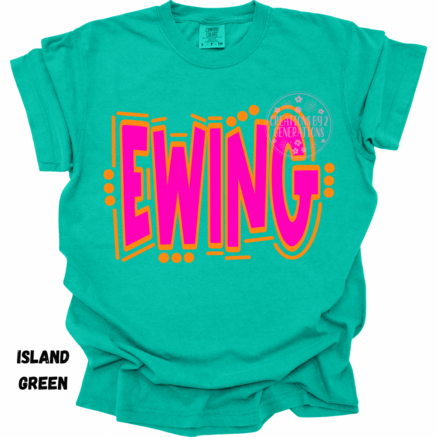 EWING PINK & ORANGE DOODLE PREORDER