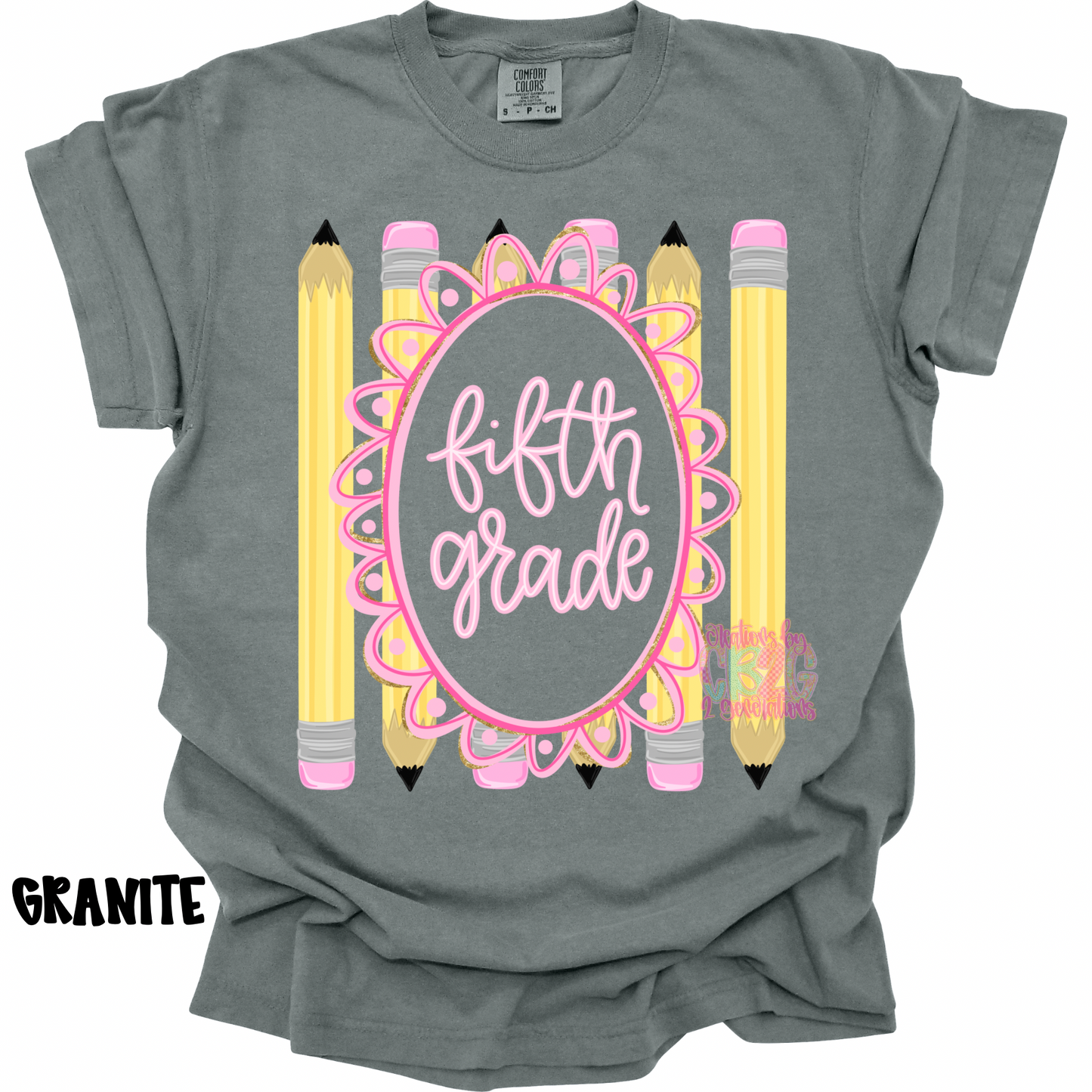 FIFTH GRADE WITH FRAME & PENCILS PREORDER (YOUTH)