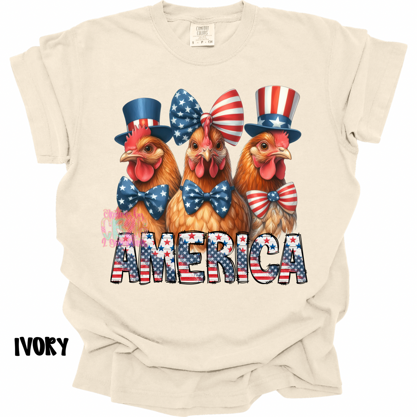 AMERICA RWB 3 CHICKENS PREORDER