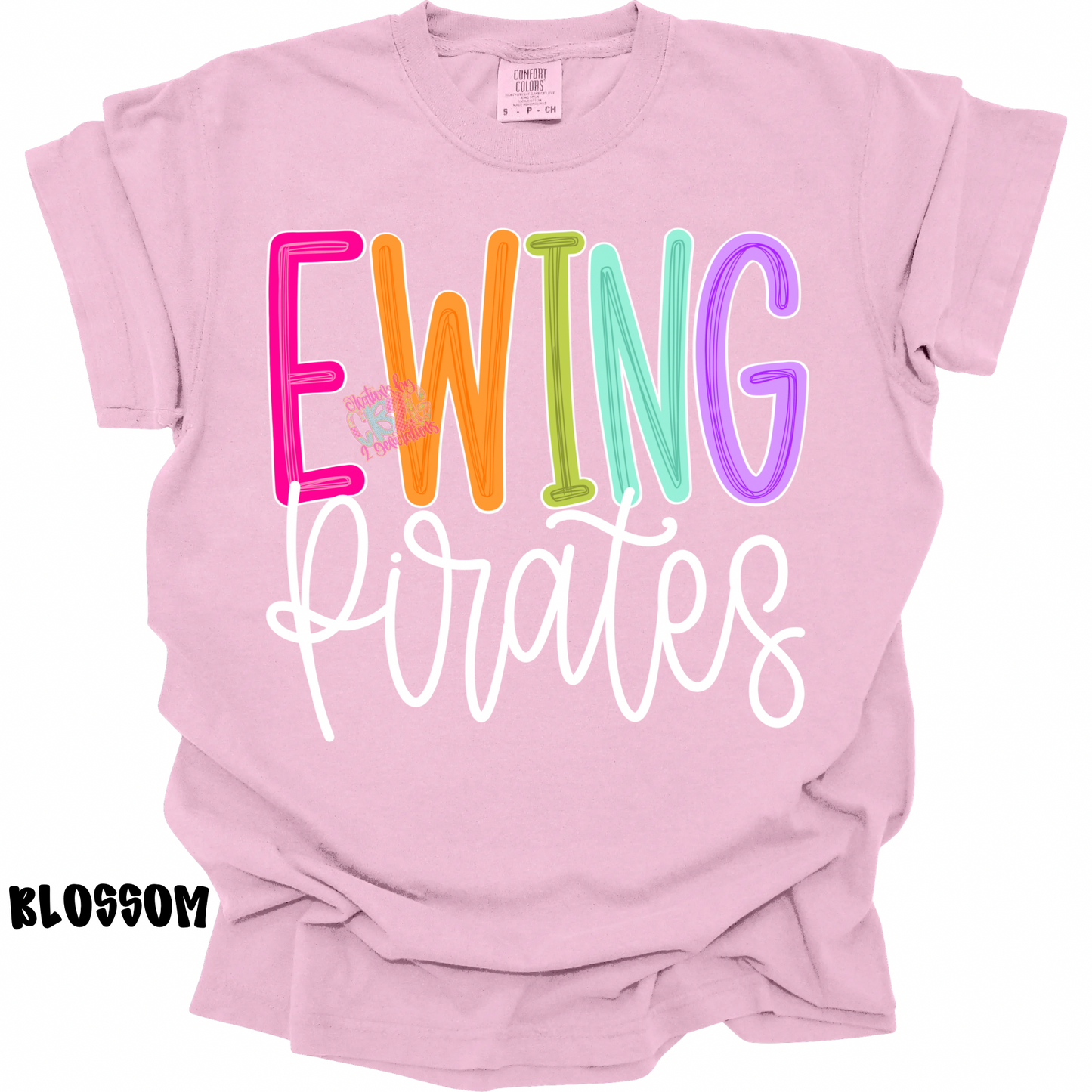 EWING PIRATES COLOR POP WITH WHITE CURSIVE PREORDER (YOUTH)