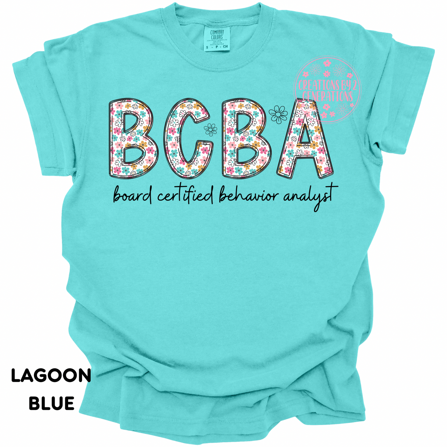BCBA WHITE WITH FLOWERS PREORDER