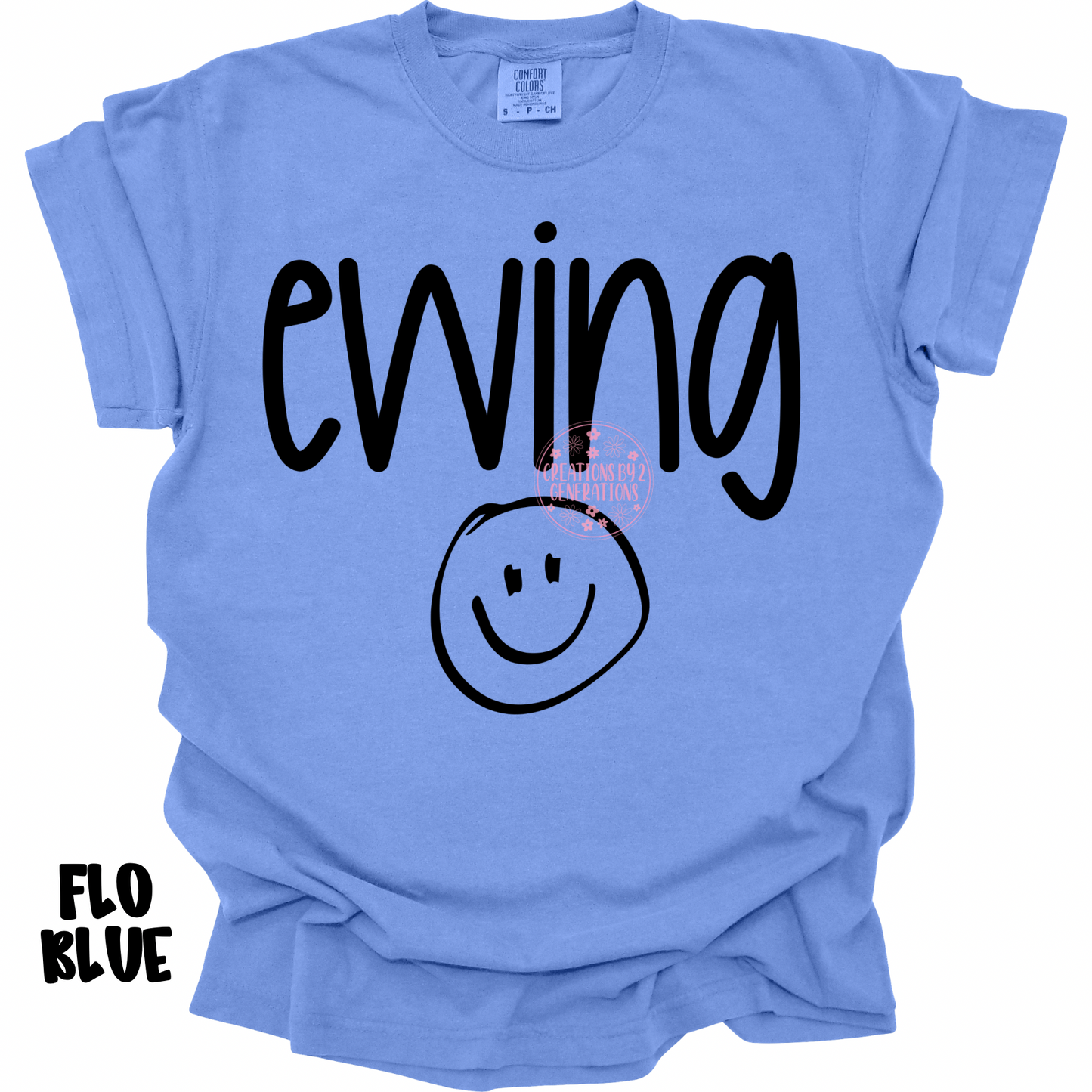 EWING WITH SMILEY FACE BLACK PREORDER