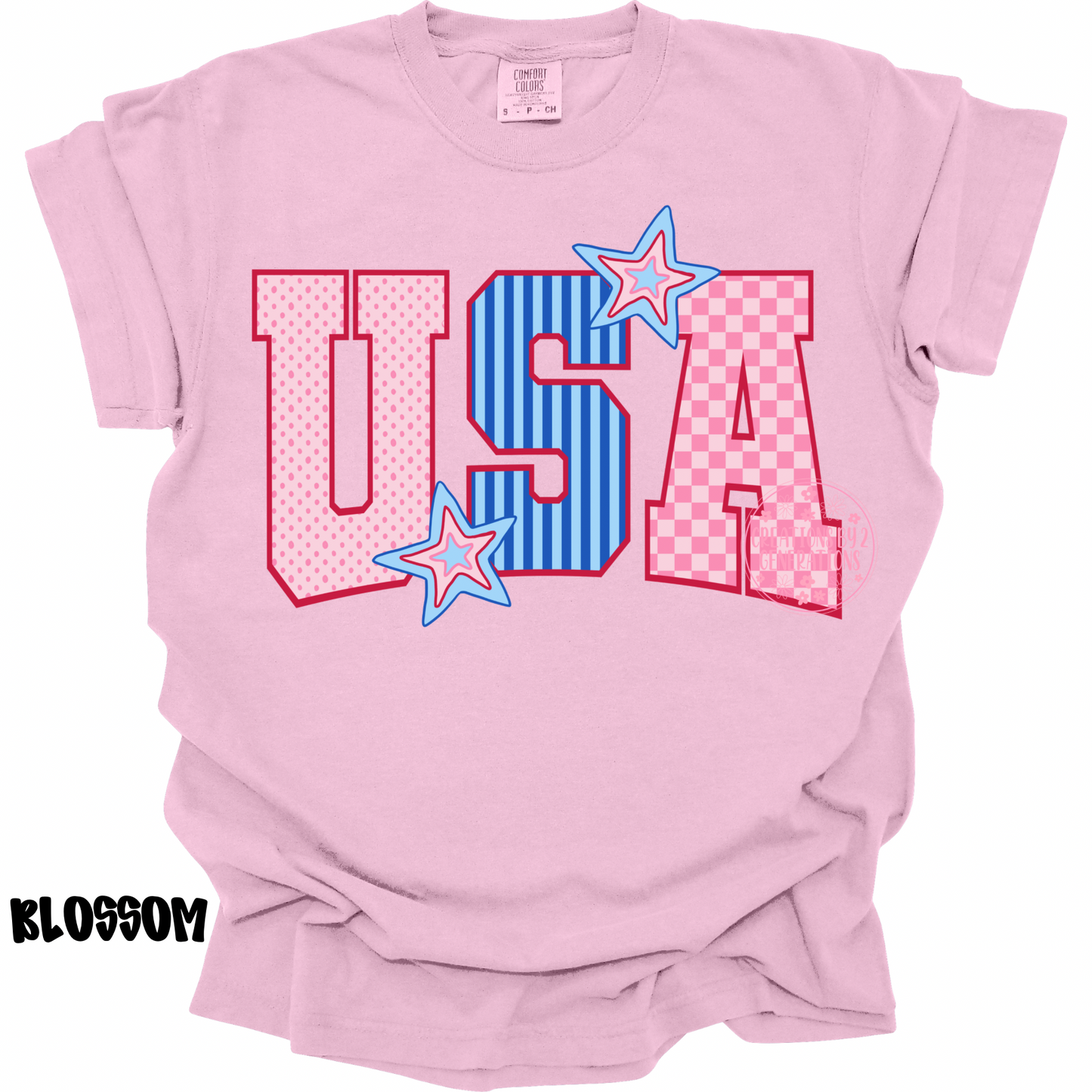 USA PINK/RED/BLUE WITH STARS PREORDER