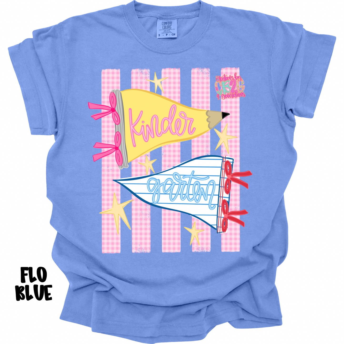 KINDERGARTEN PENNANT WITH STRIPES PREORDER (YOUTH)