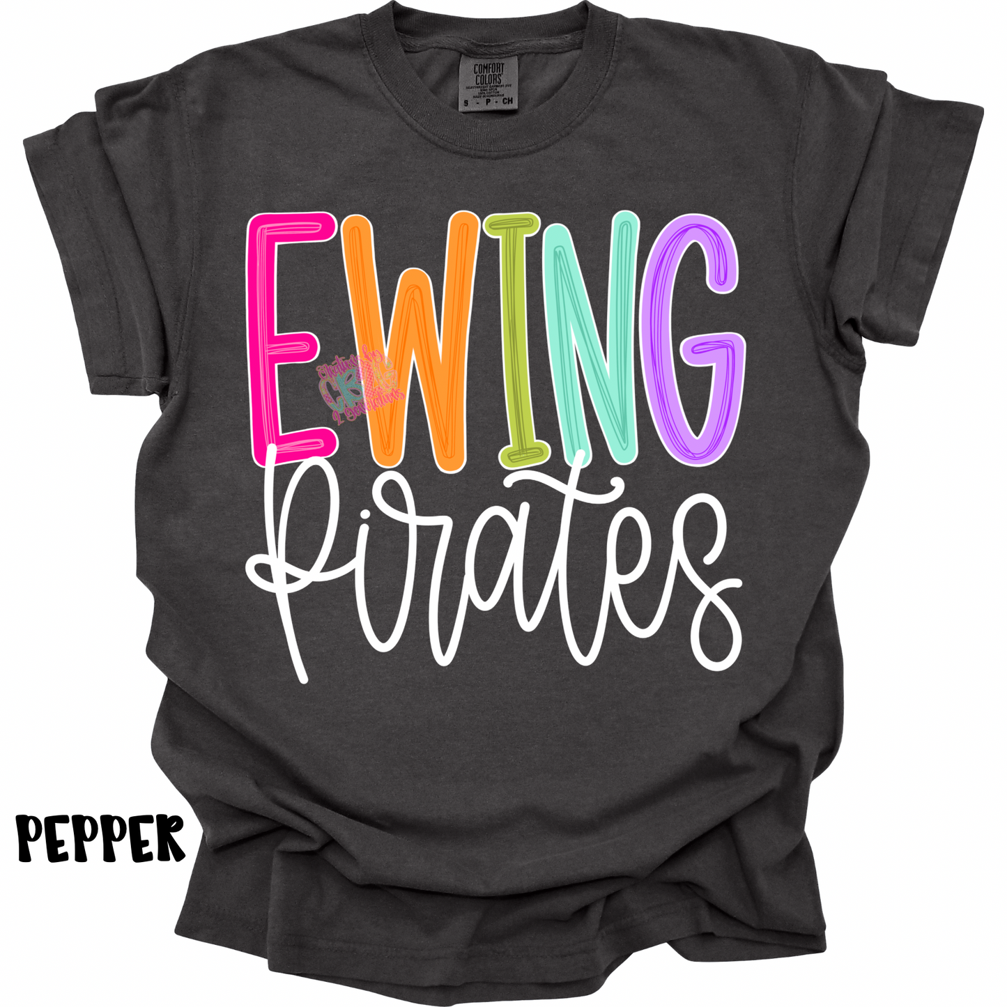 EWING PIRATES COLOR POP WITH WHITE CURSIVE PREORDER (YOUTH)