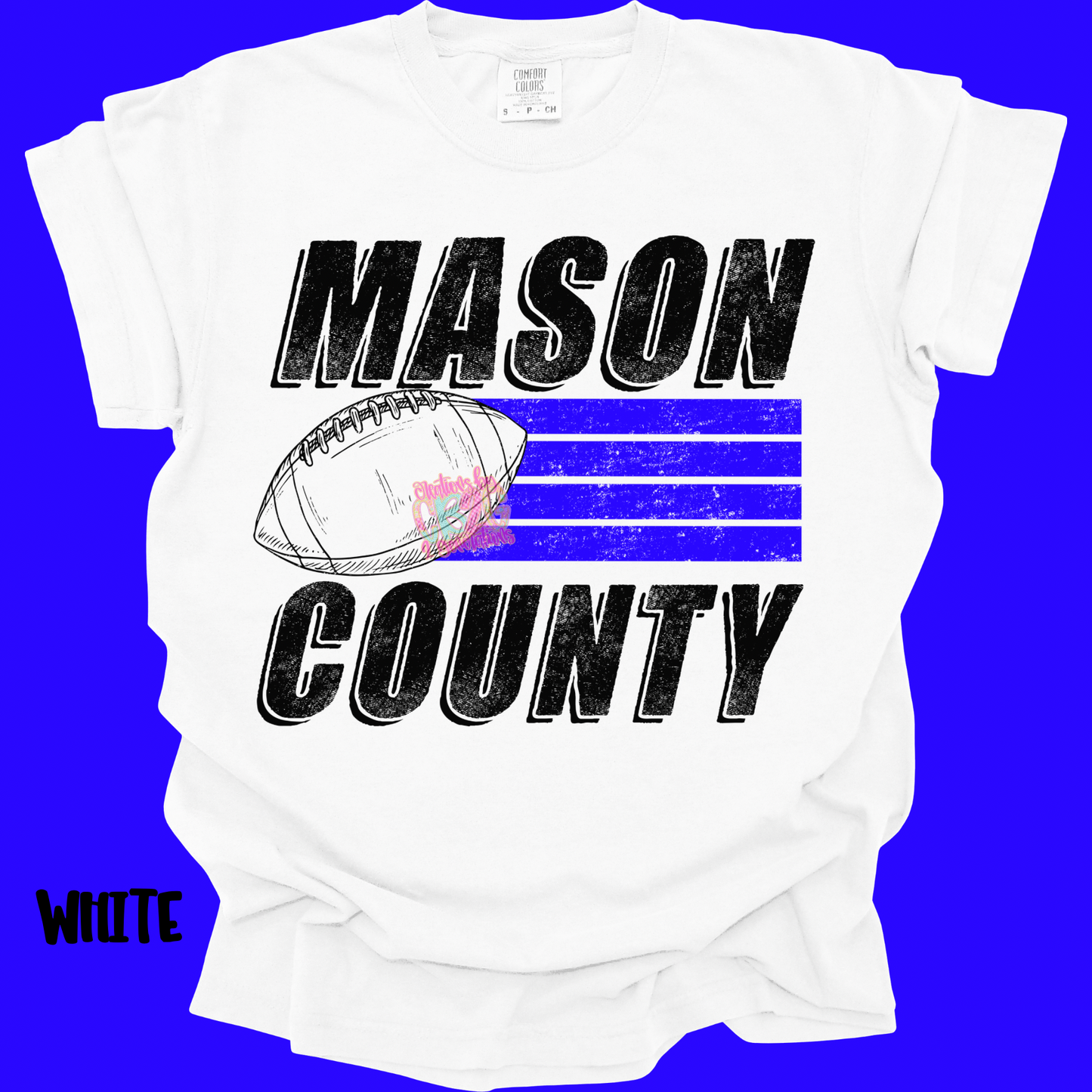 MASON COUNTY FOOTBALL BLUE STRIPES PREORDER (YOUTH)