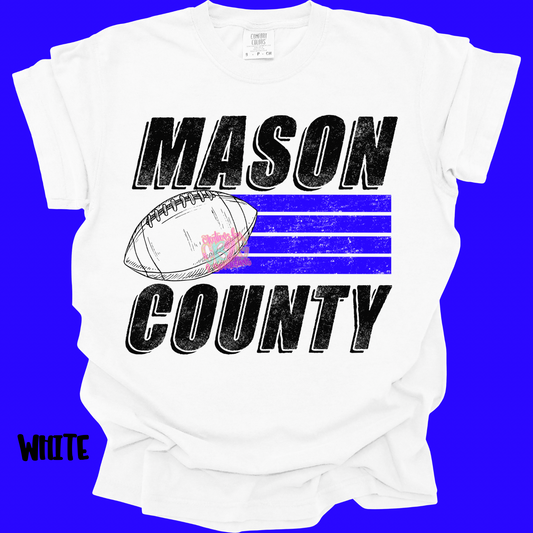 MASON COUNTY FOOTBALL BLUE STRIPES PREORDER (YOUTH)