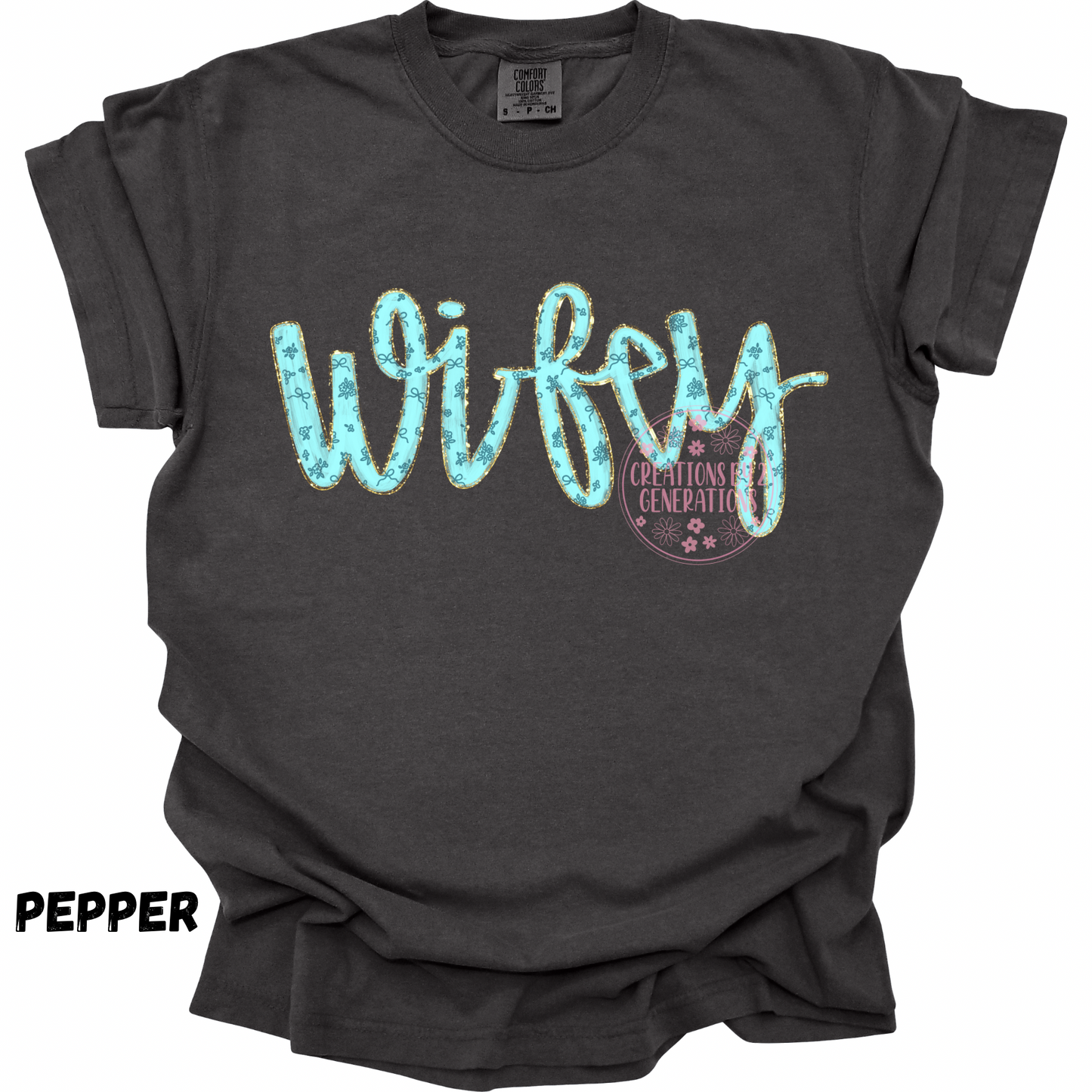 WIFEY BLUE CURSIVE PREORDER