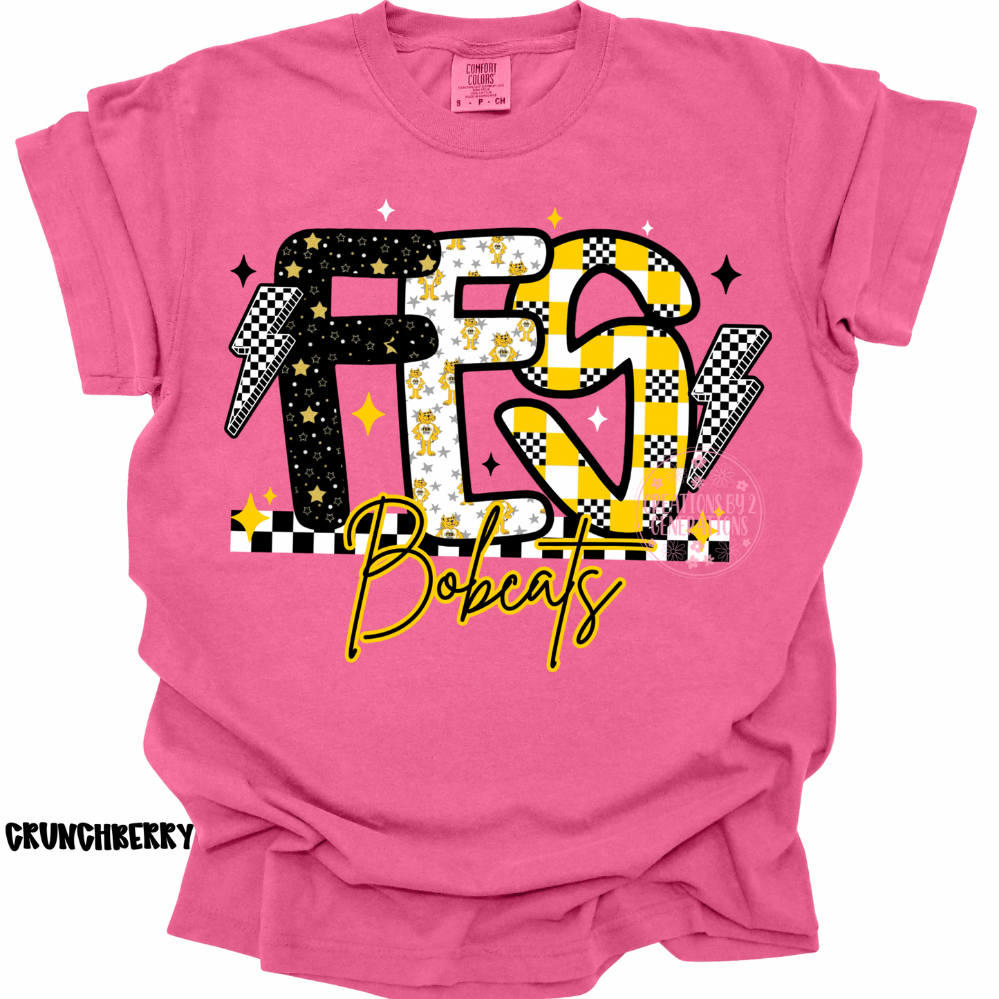 FES BOBCATS CHECKERED WITH LIGHTENING BOLTS PREORDER (YOUTH)
