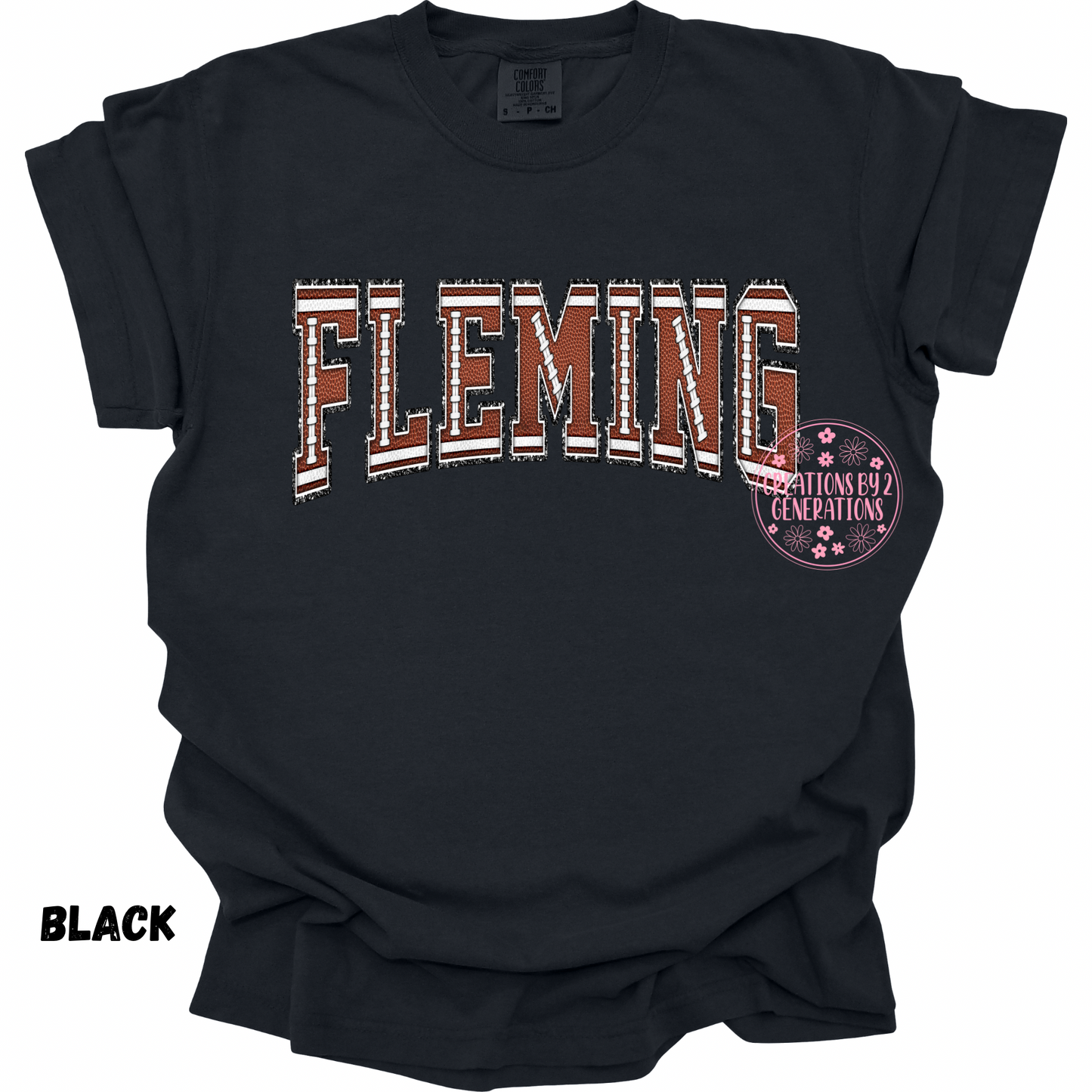 FLEMING FOOTBALL LETTERS PRINT