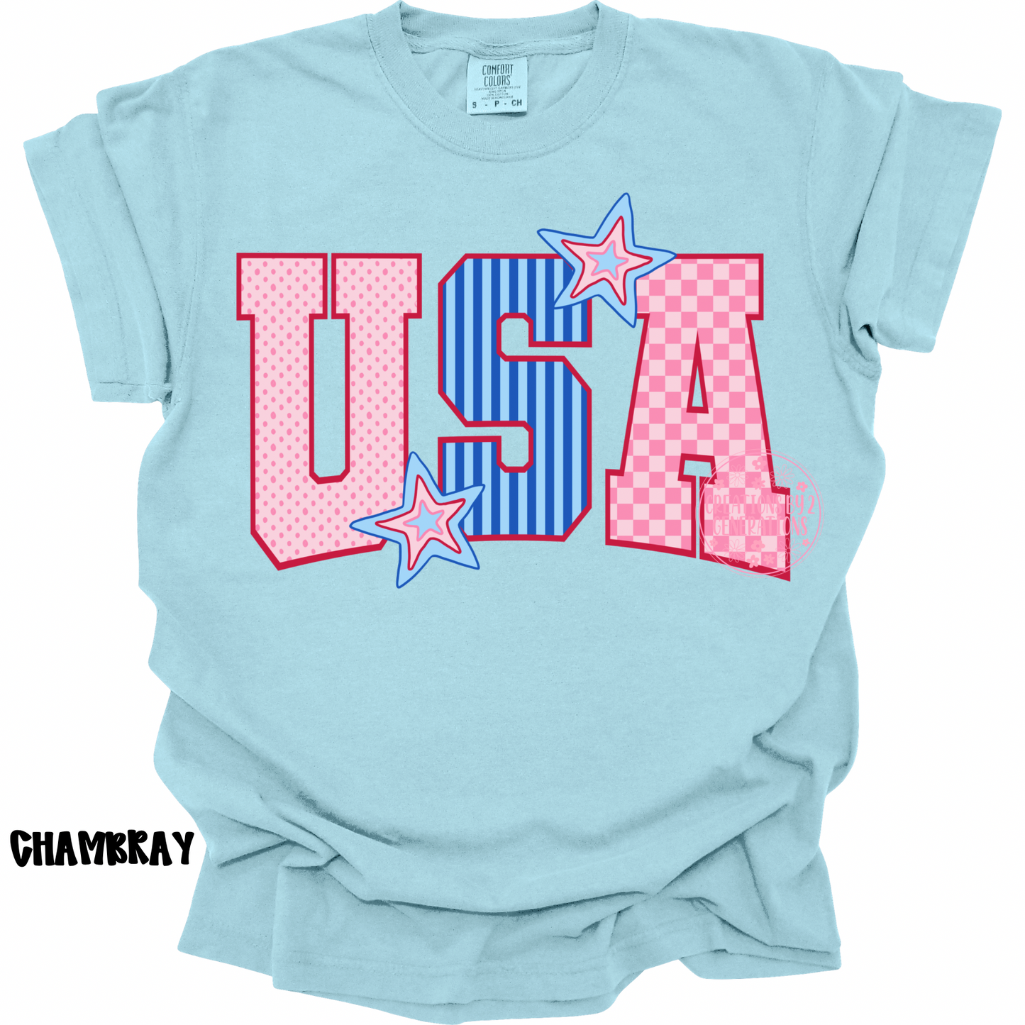 USA PINK/RED/BLUE WITH STARS PREORDER