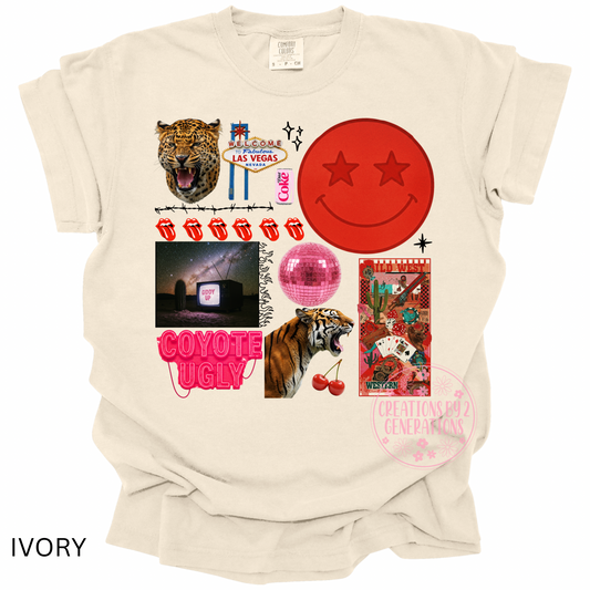 COYOTE UGLY WITH SMILEY PRINT