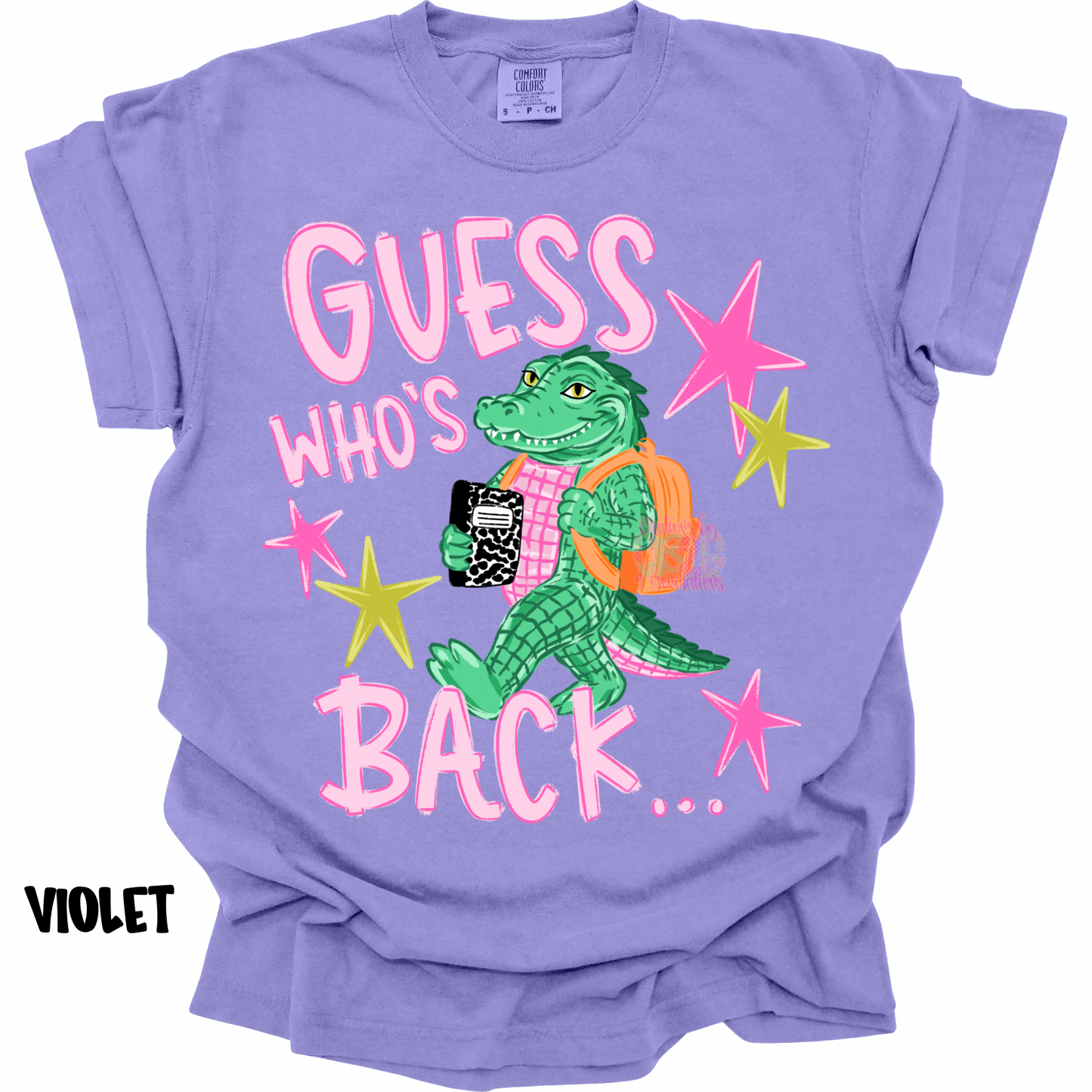 GUESS WHO’S BACK (FRONT) BACK AGAIN! (BACK) PINK/GREEN PREORDER (YOUTH)