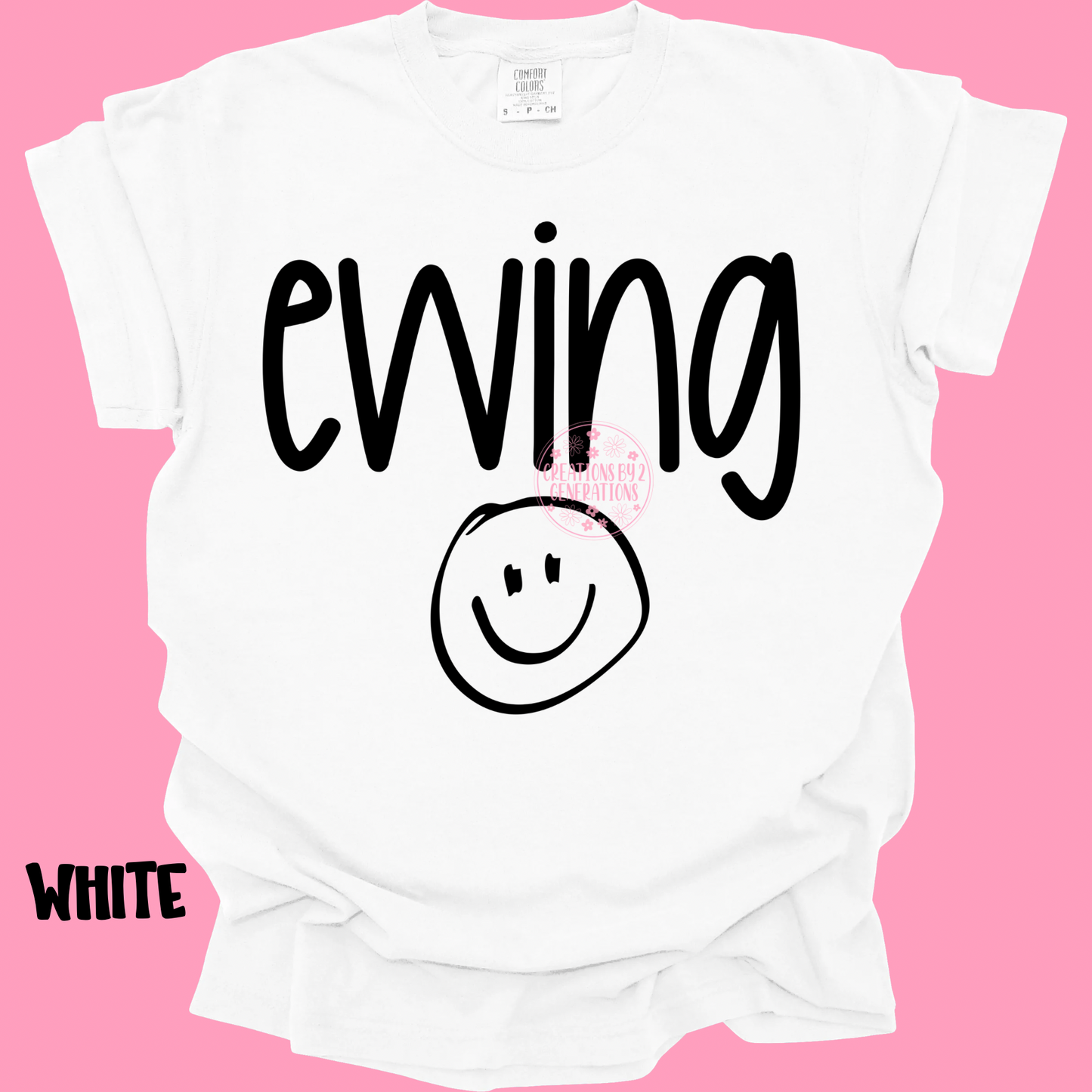 EWING WITH SMILEY FACE BLACK PREORDER