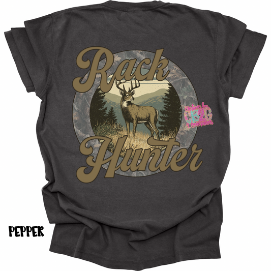 RACK HUNTER CAMO CIRCLE WITH FRONT POCKET DESIGN PREORDER