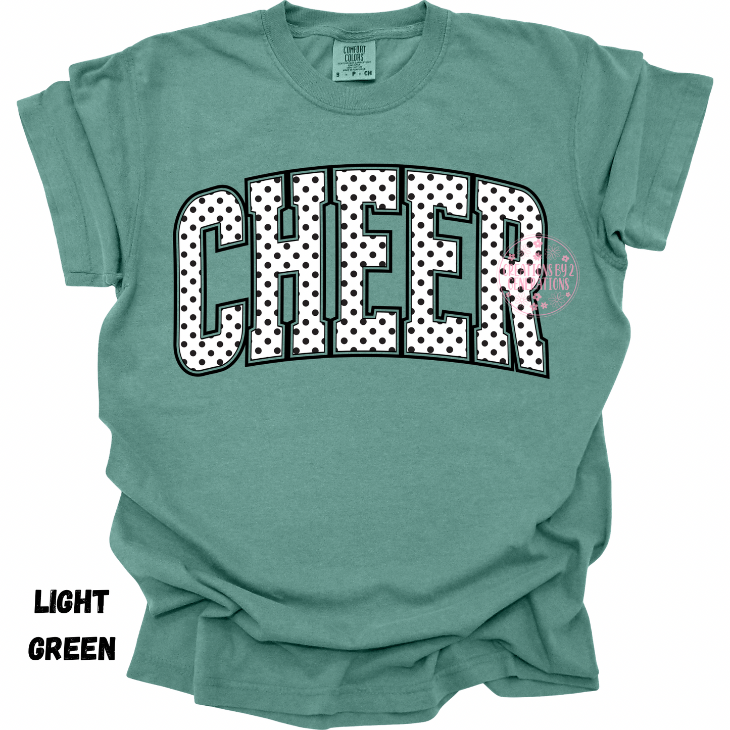 CHEER WHITE WITH BLACK DOTS PREORDER