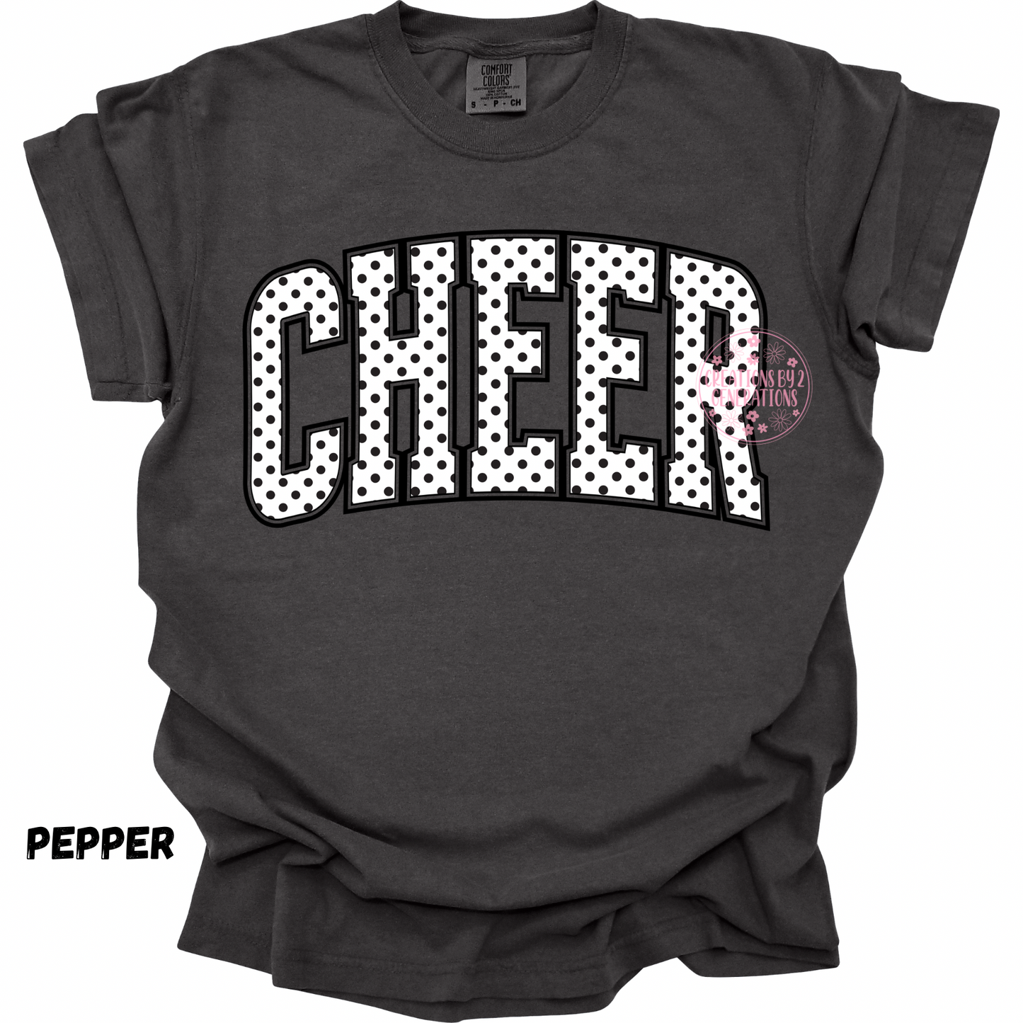 CHEER WHITE WITH BLACK DOTS PREORDER