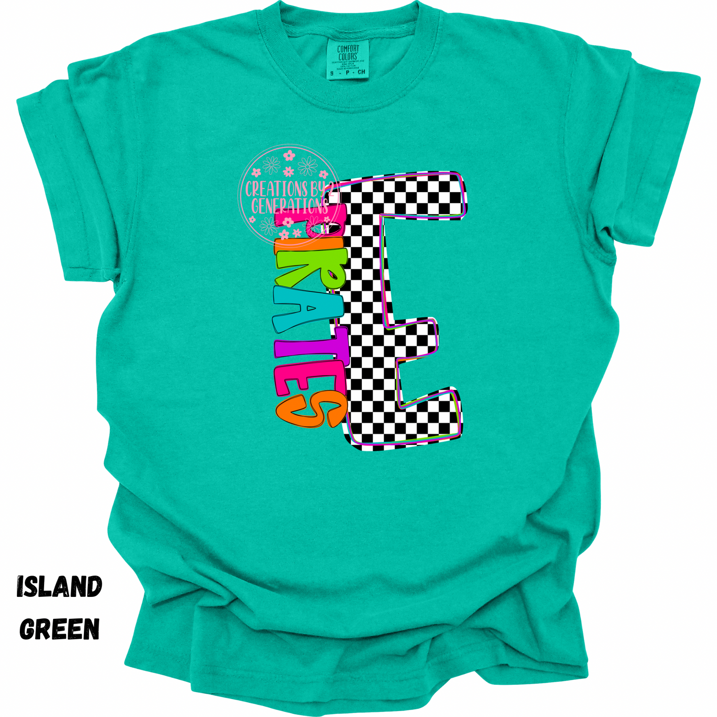 E PIRATES COLORFUL & CHECKERED