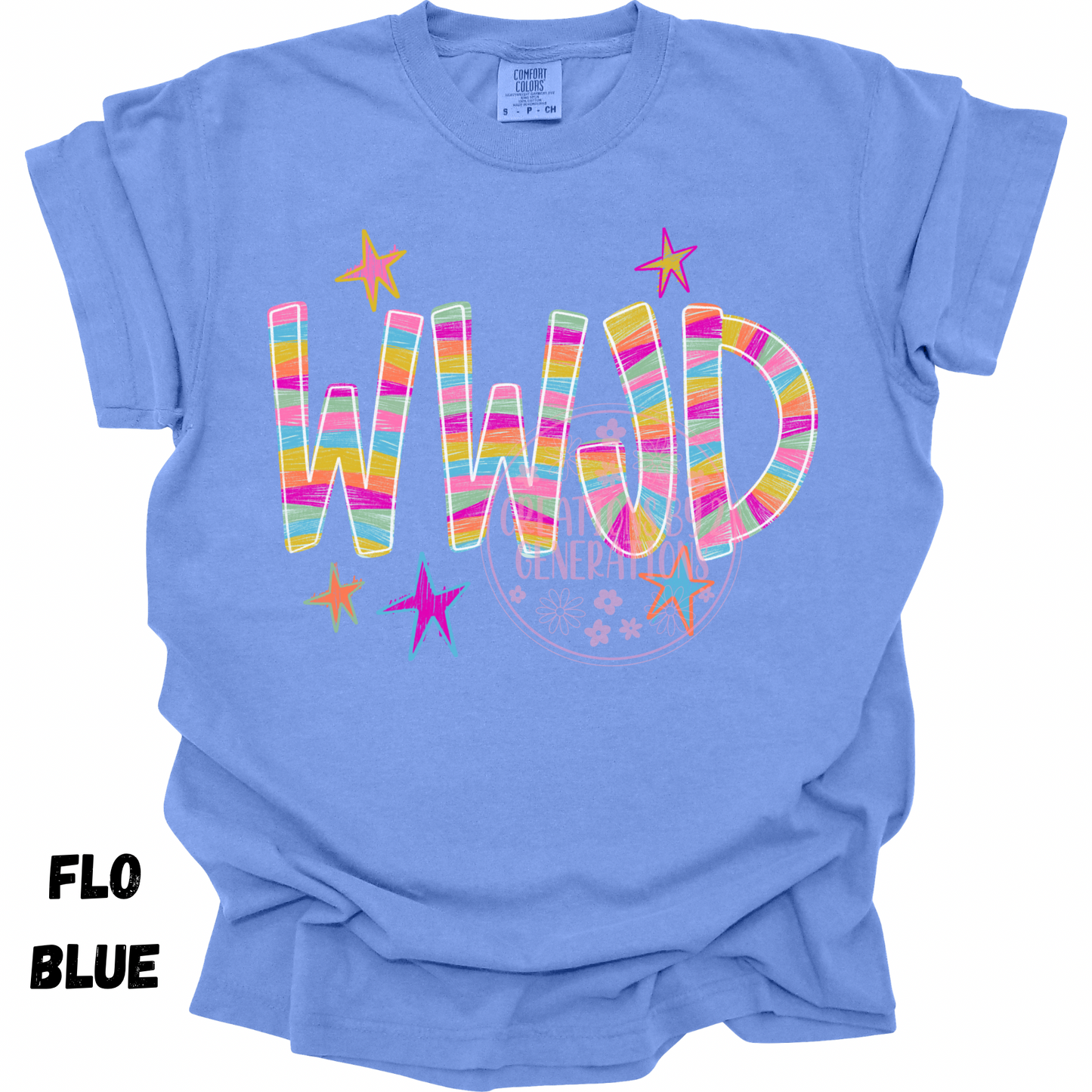 WWJD COLORFUL STRIPES PREORDER
