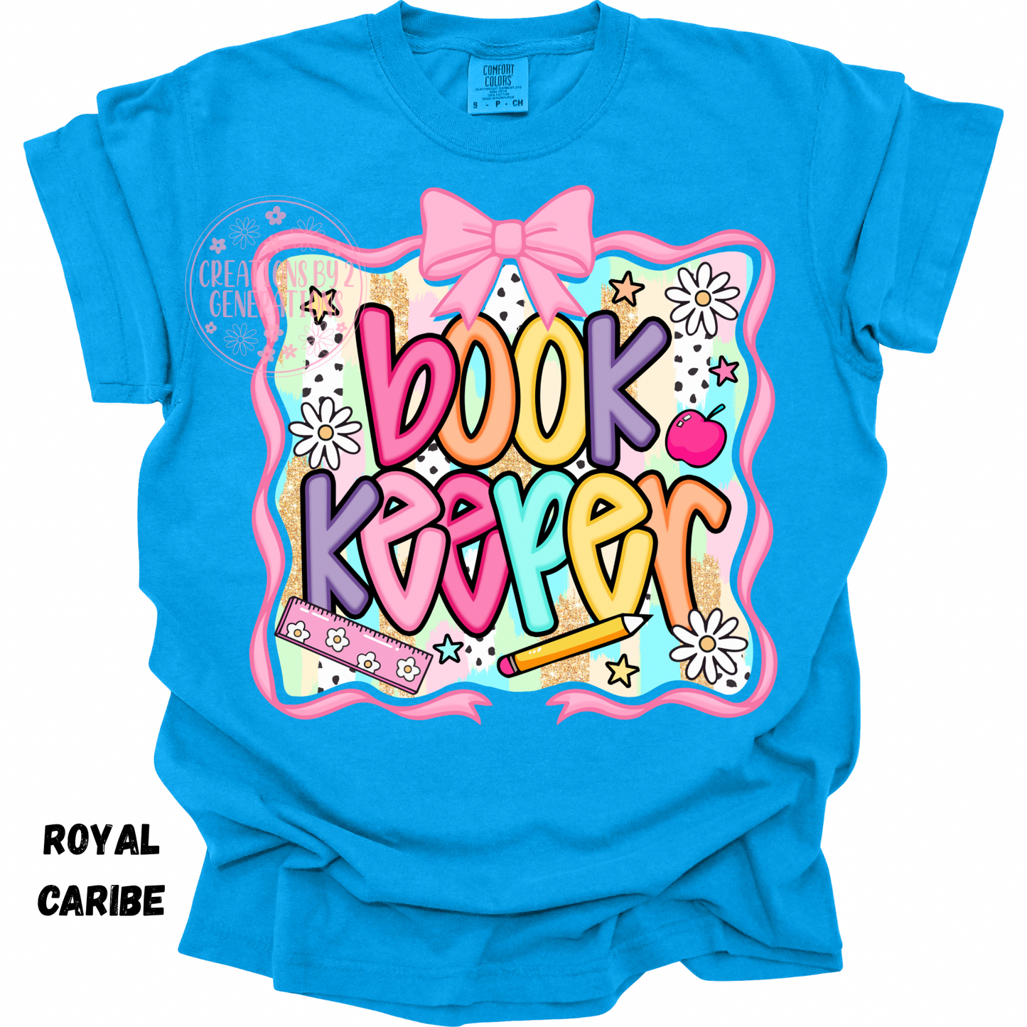BOOK KEEPER WITH BOW AROUND IT PREORDER