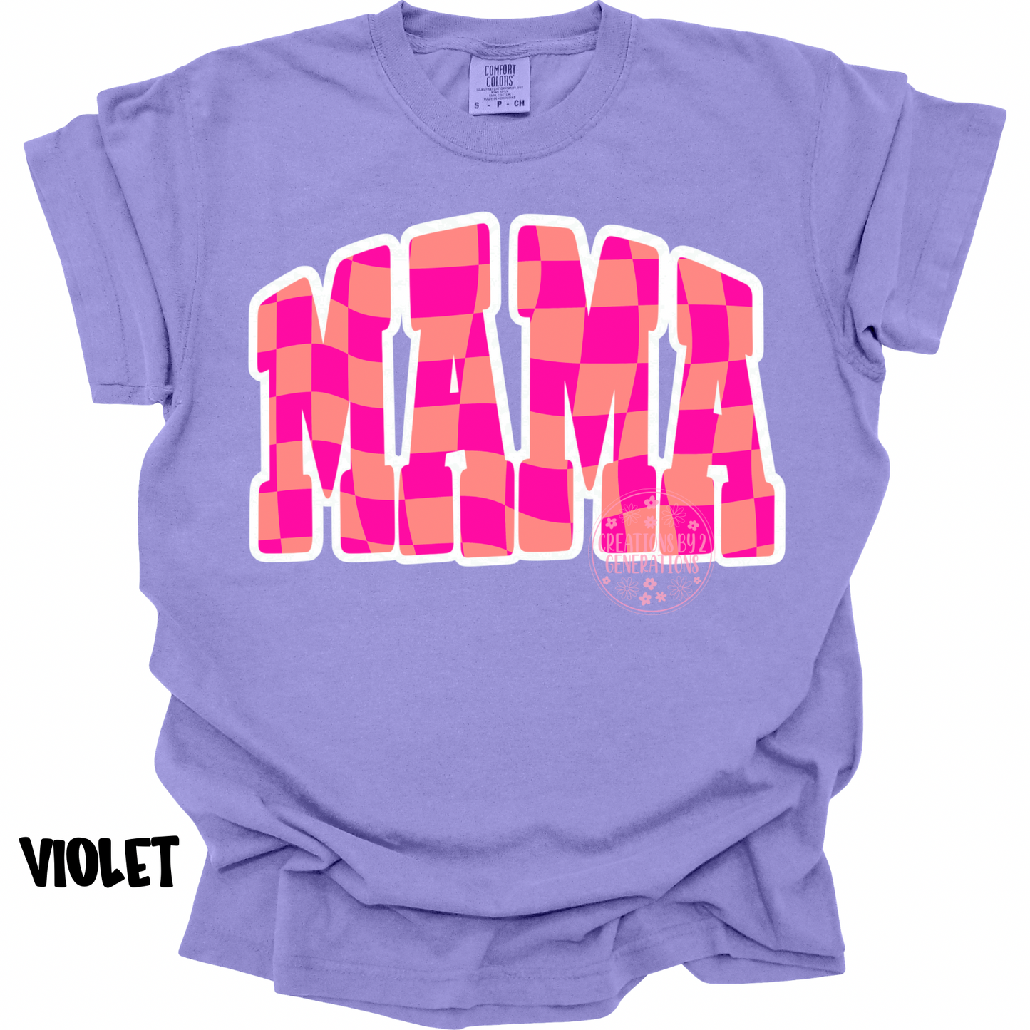 MAMA PINK/ORANGE CHECKERED PREORDER