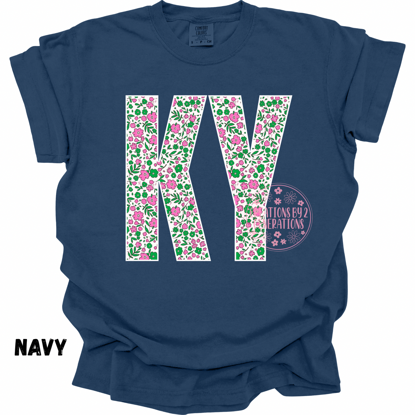KY PINK GREEN FLORAL