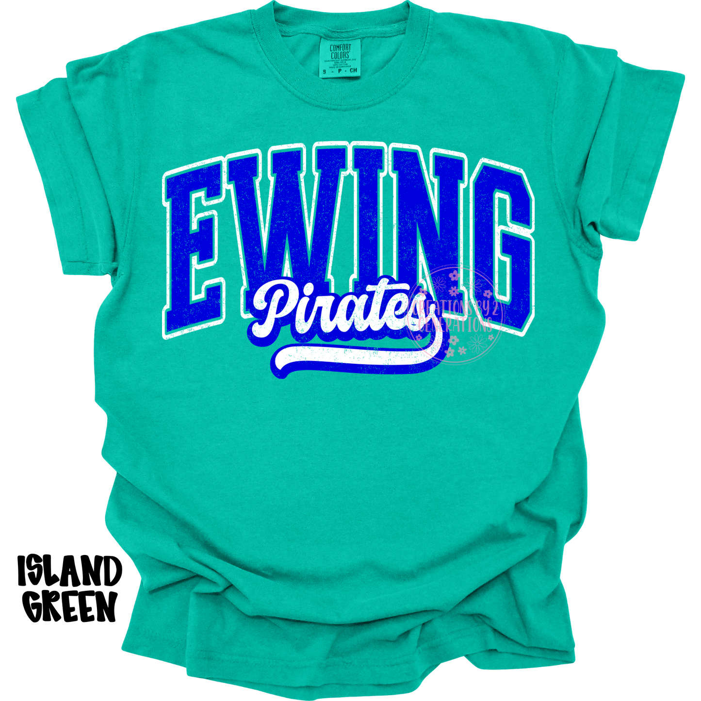 EWING BLUE & WHITE DISTRESSED PREORDER