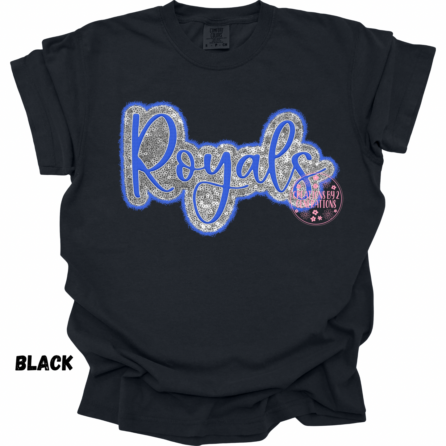 ROYALS CURSIVE FAUX SEQUINS PREORDER