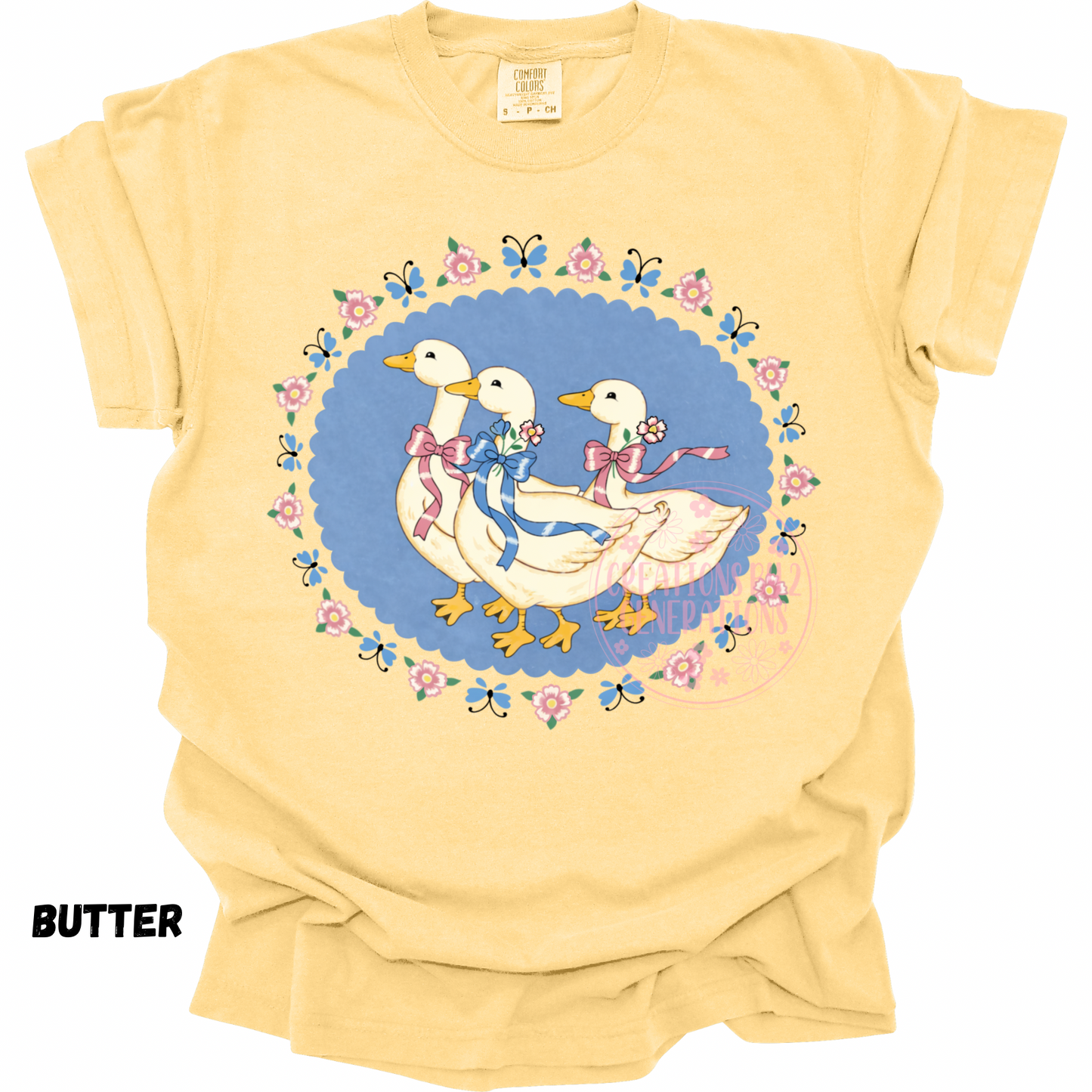 3 GEESE WITH BOWS