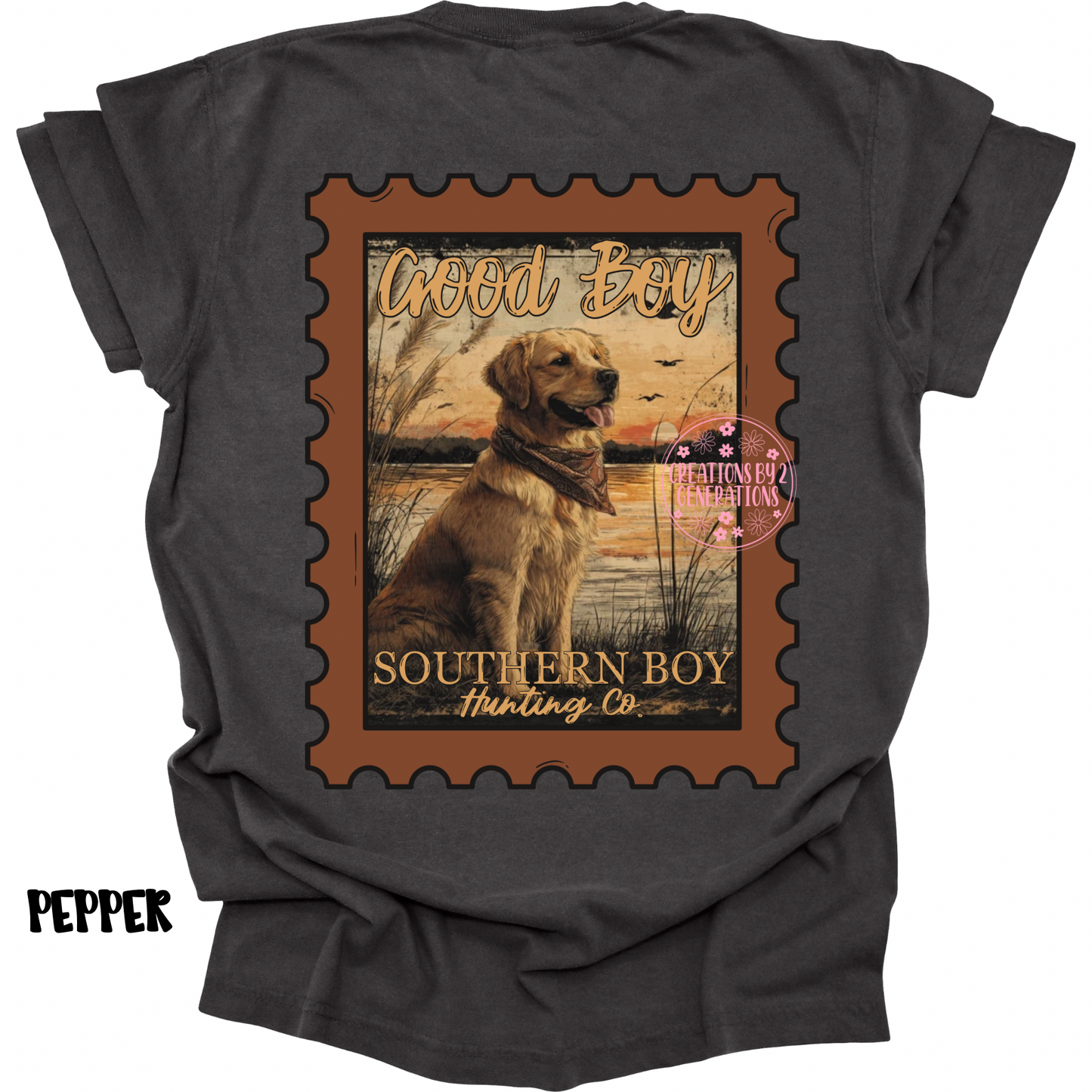 SOUTHERN BOY HUNTING CO GOOD BOY DOG 4 WITH FRONT POCKET DESIGN PREORDER (YOUTH)