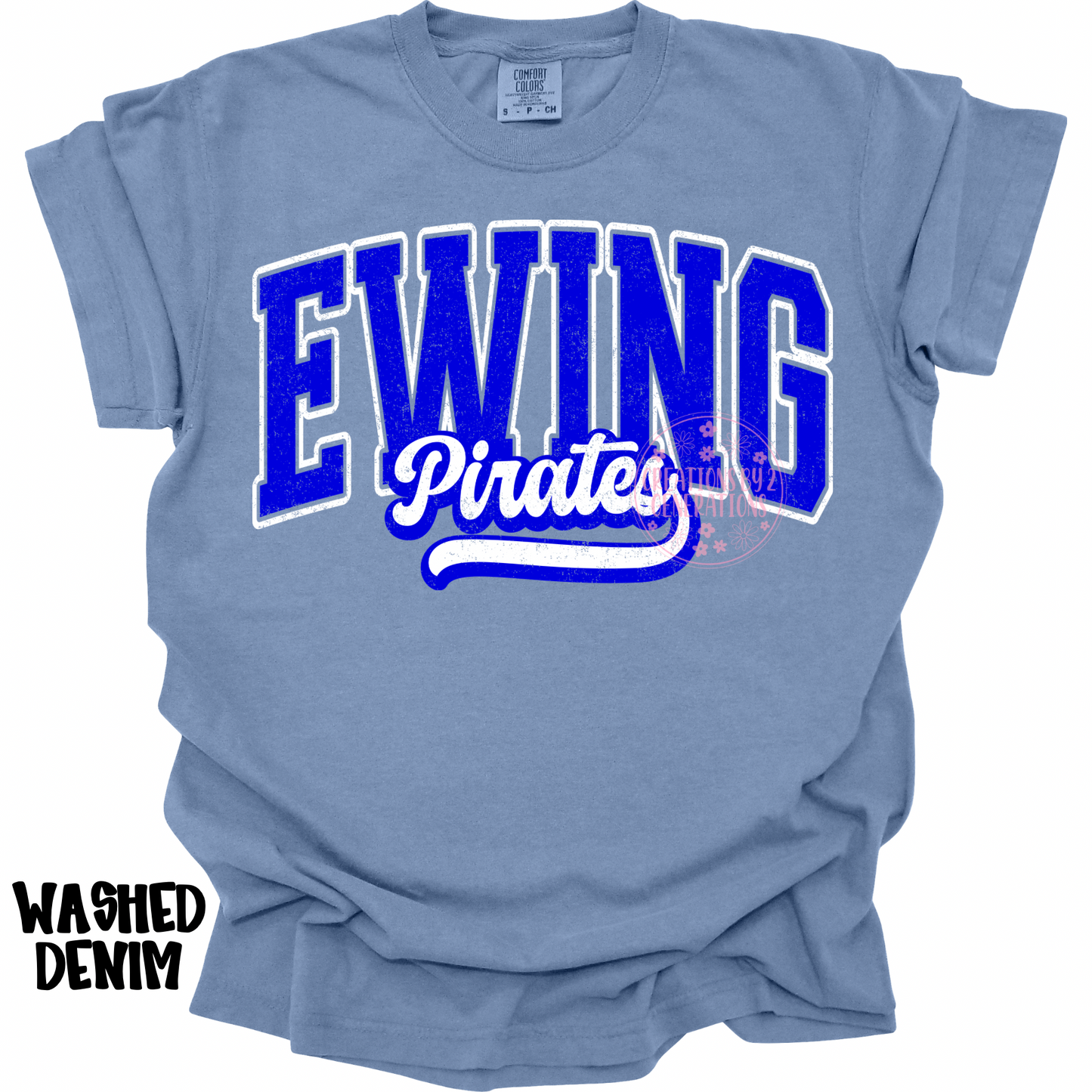EWING BLUE & WHITE DISTRESSED PREORDER
