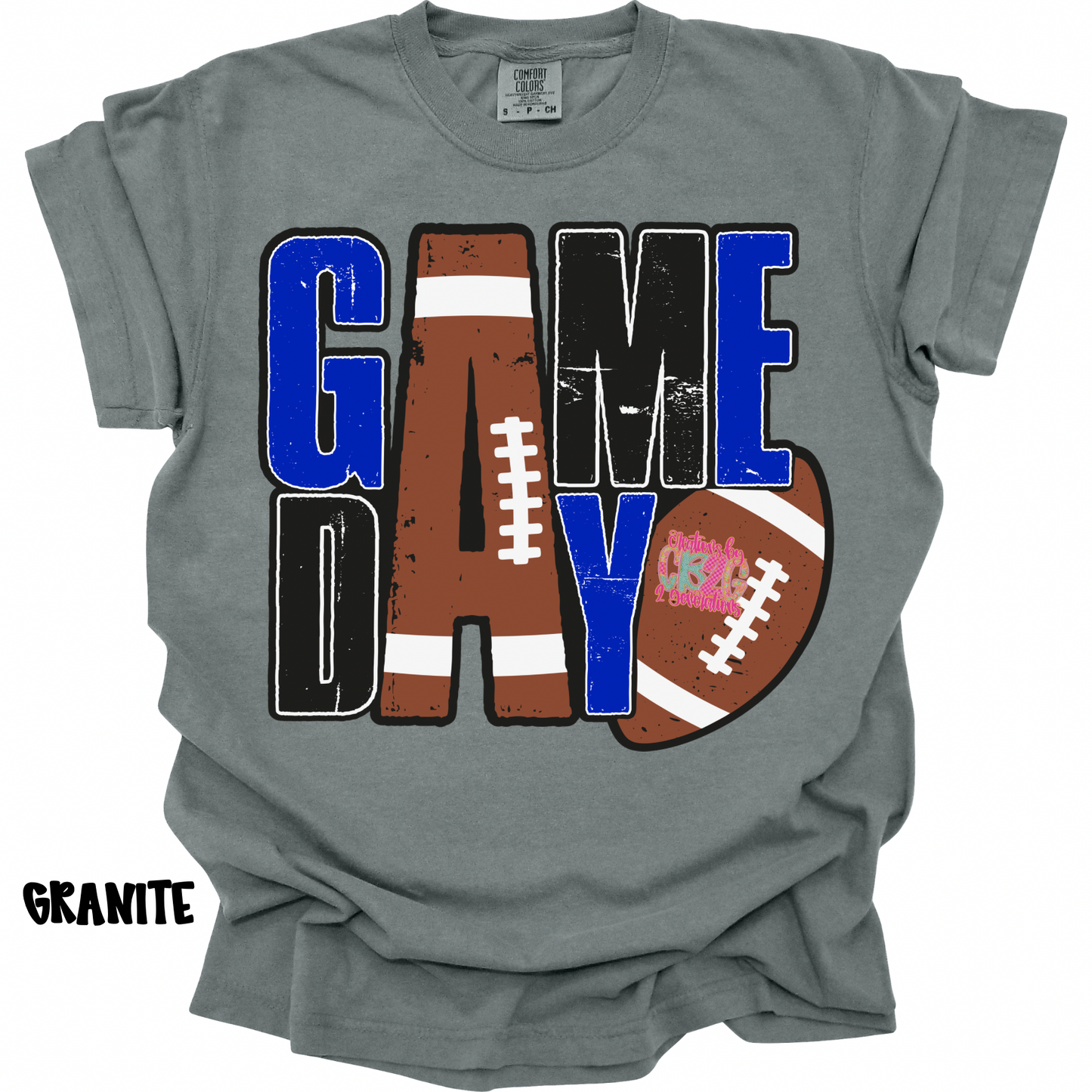 GAME DAY FOOTBALL BLUE/BLACK/WHITE PREORDER